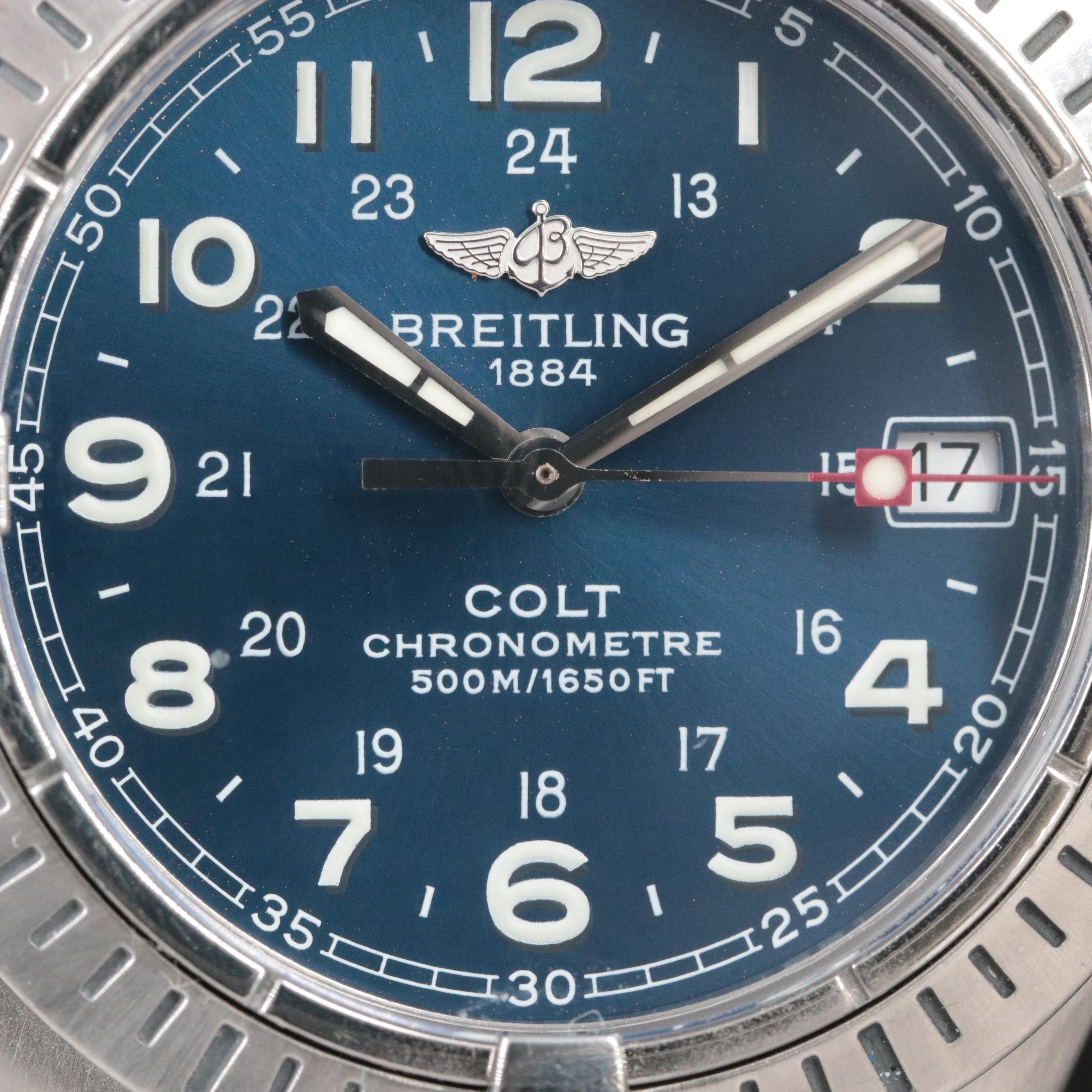 2003 Breitling Colt Quartz Chronometre Date Watch