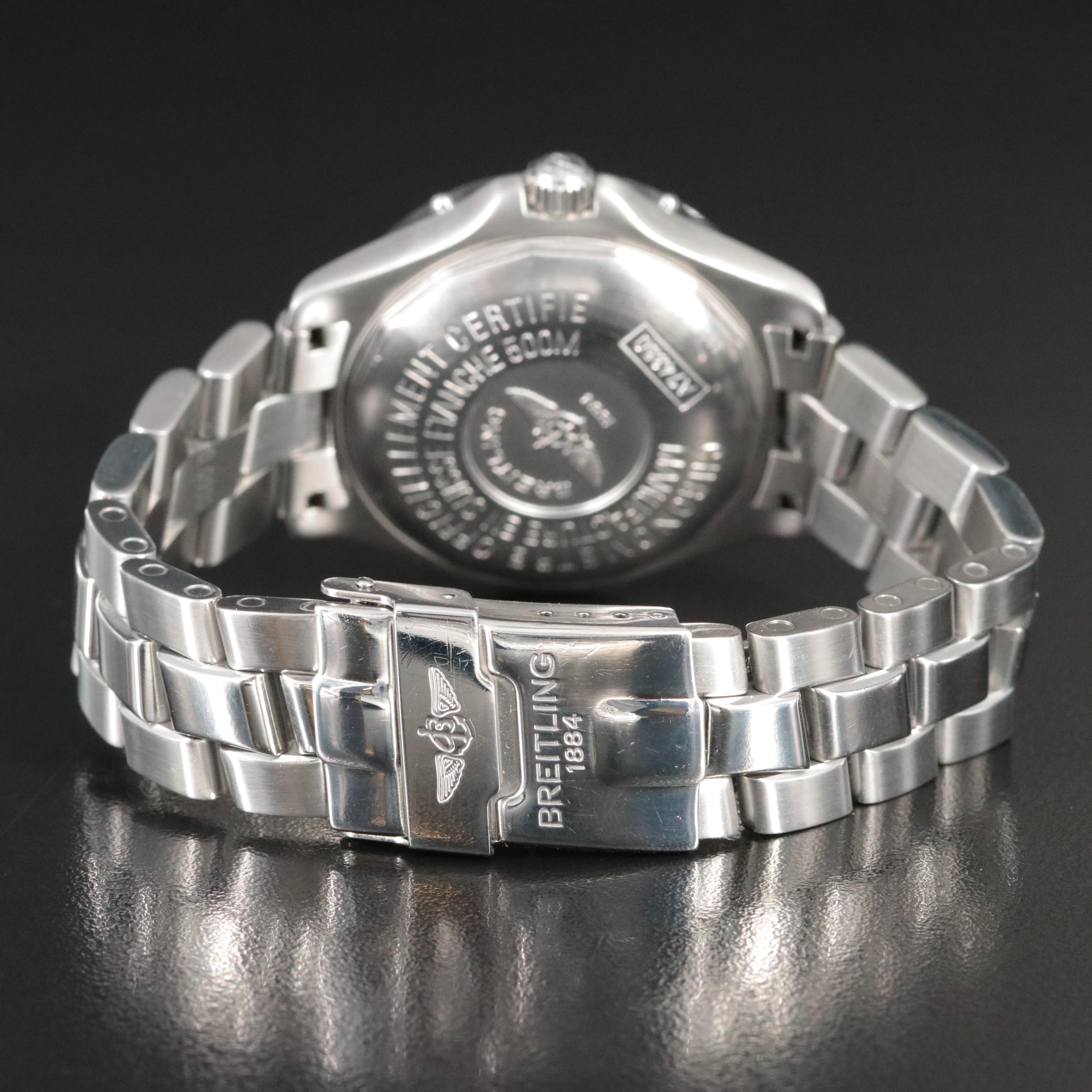 2003 Breitling Colt Quartz Chronometre Date Watch