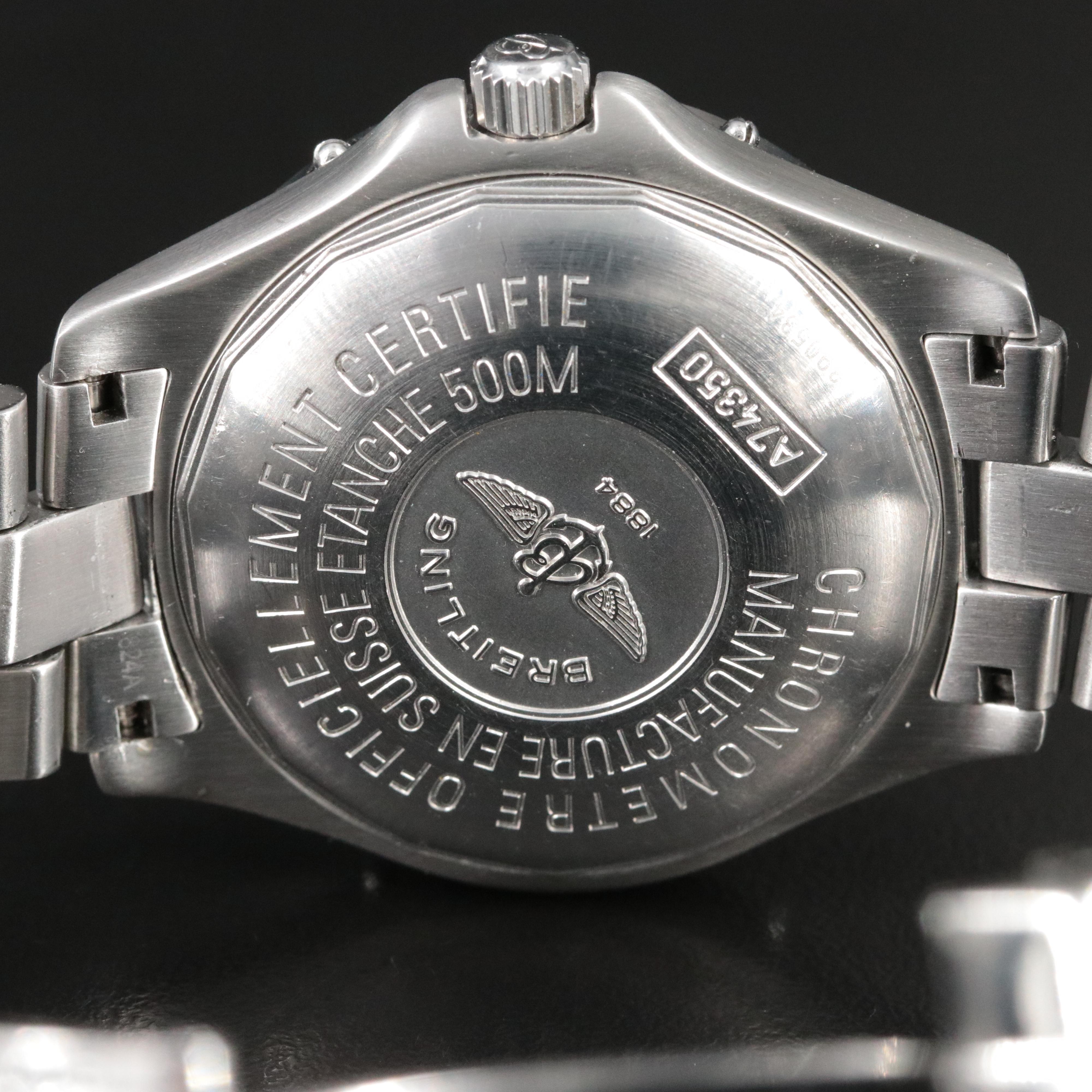 2003 Breitling Colt Quartz Chronometre Date Watch