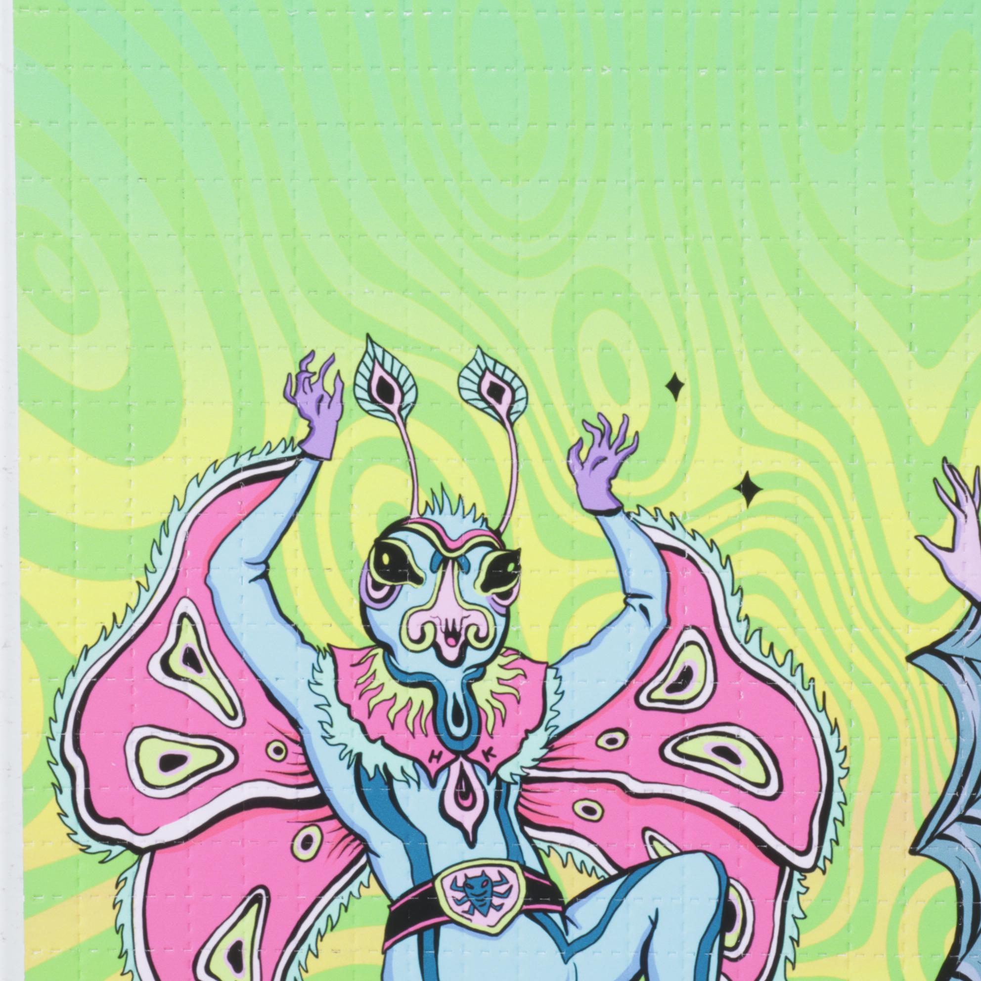 Lauren YS "Mothman x Nai Palm" Archival Print on Perforated Blotter Paper