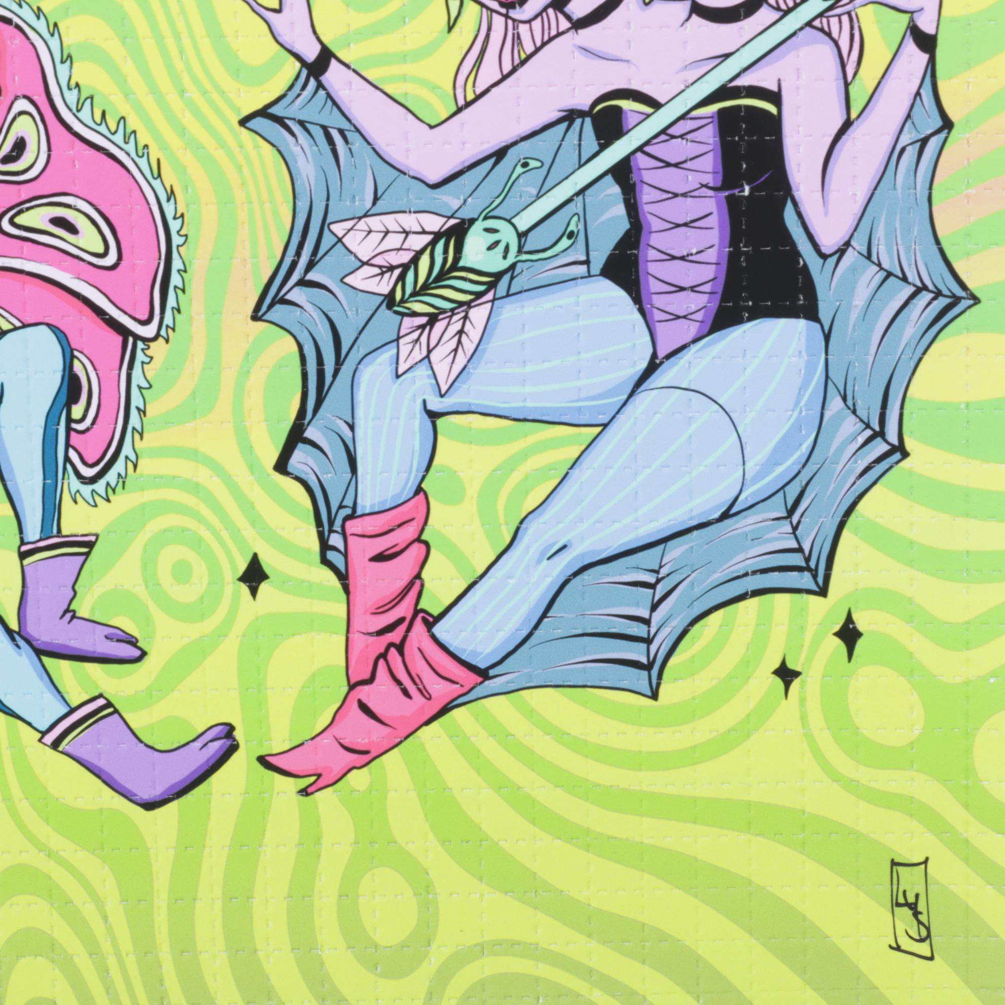 Lauren YS "Mothman x Nai Palm" Archival Print on Perforated Blotter Paper