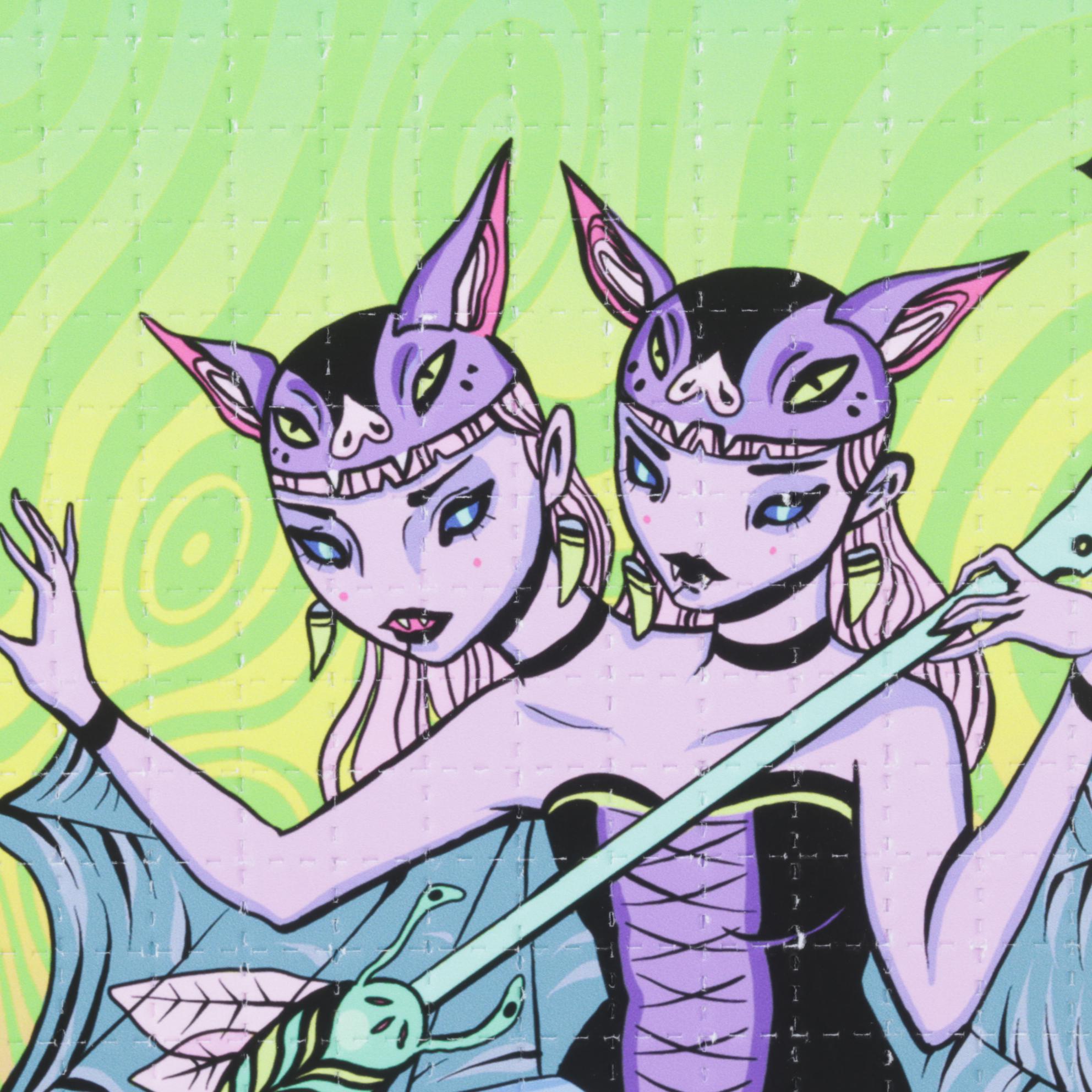 Lauren YS "Mothman x Nai Palm" Archival Print on Perforated Blotter Paper