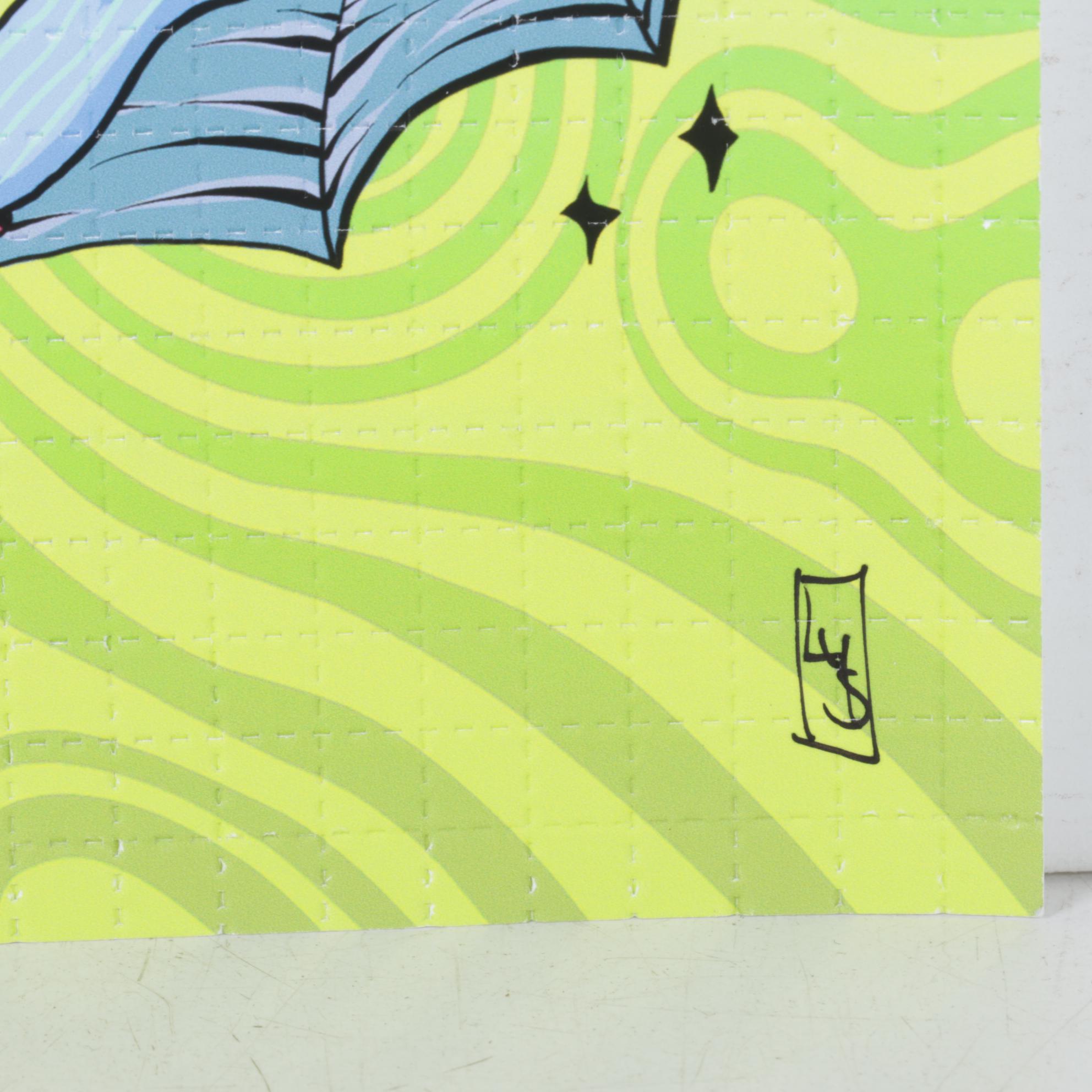 Lauren YS "Mothman x Nai Palm" Archival Print on Perforated Blotter Paper