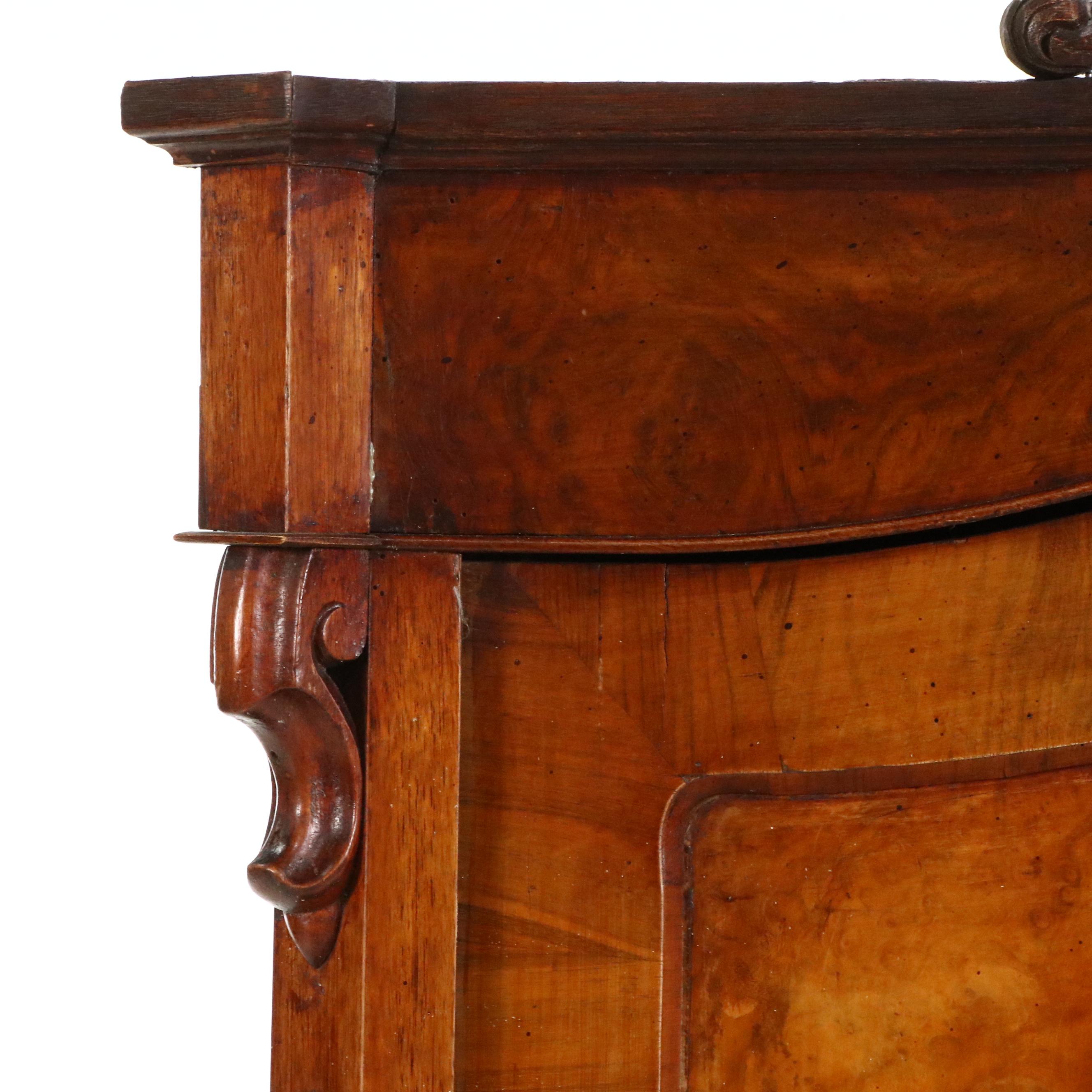 Late Victorian Burl Wood Armoire, Late 19th/ Early 20th Century