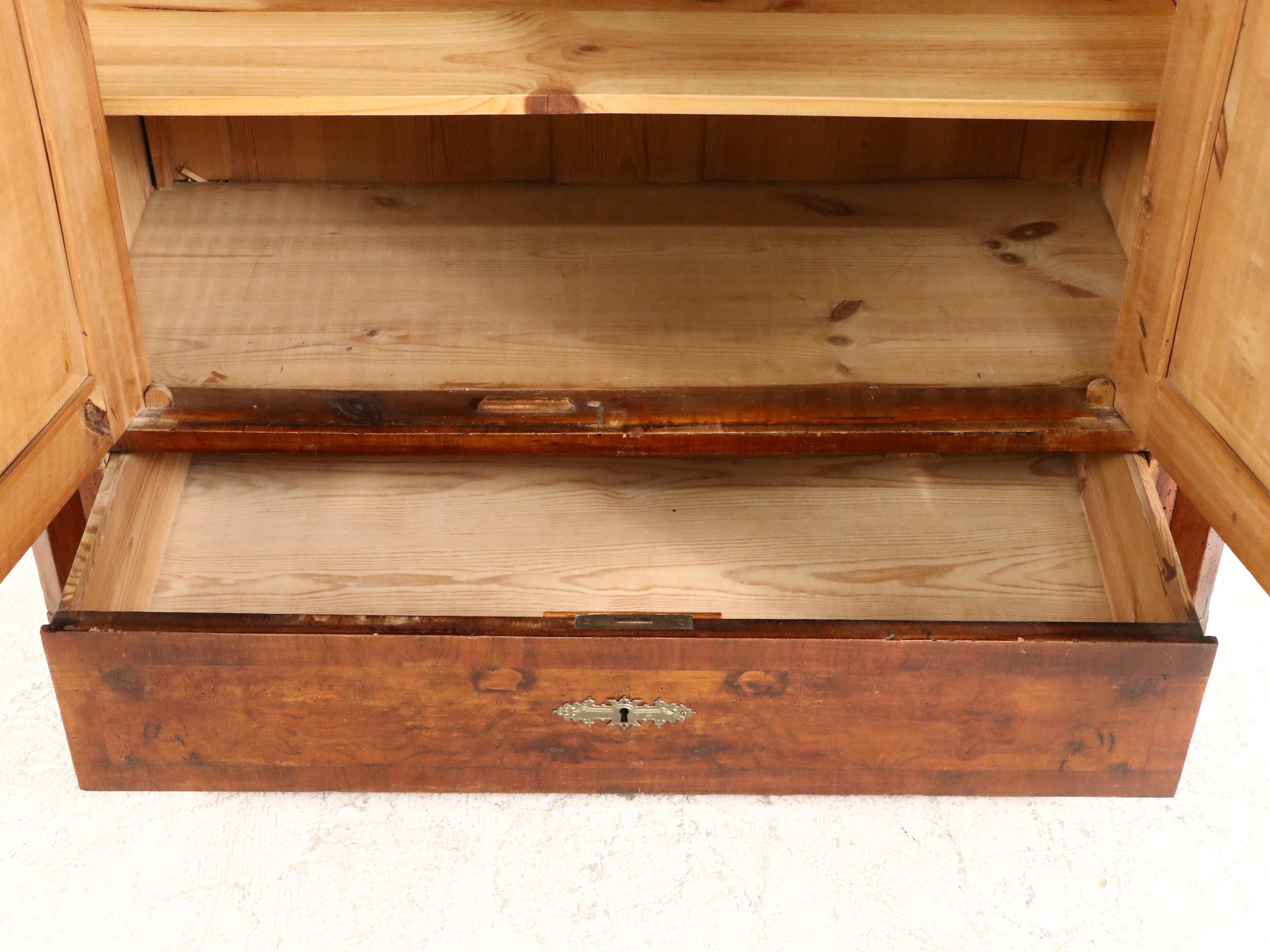 Late Victorian Burl Wood Armoire, Late 19th/ Early 20th Century