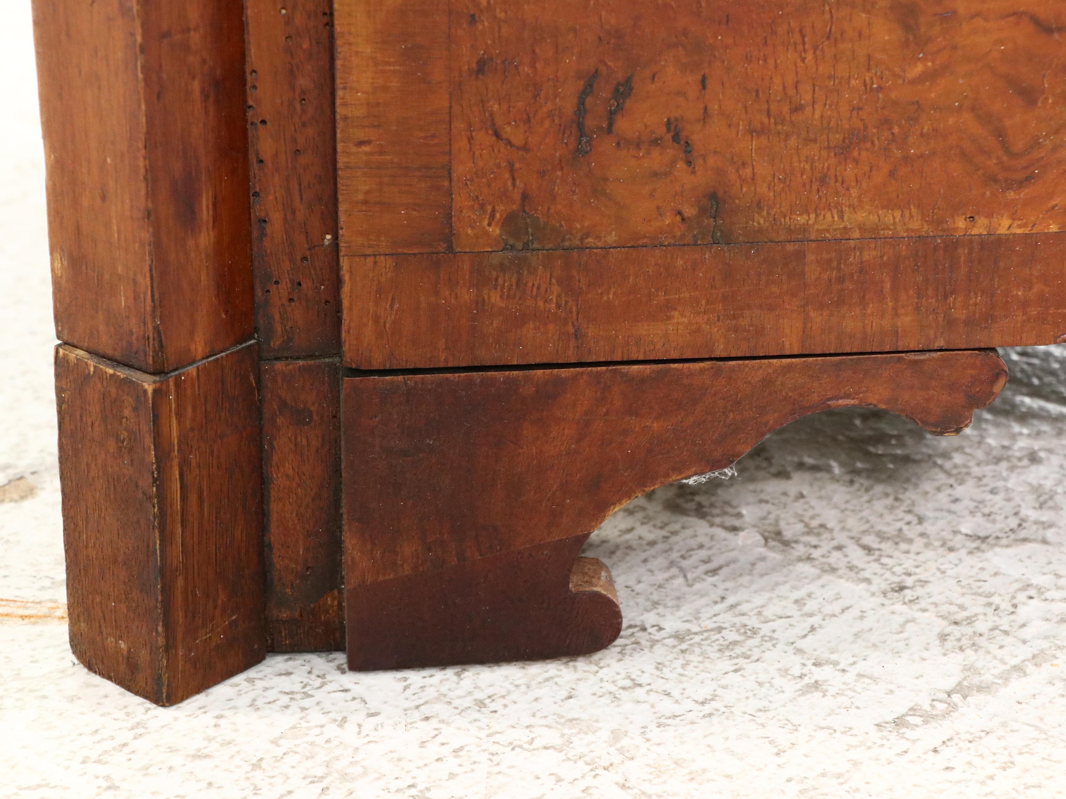 Late Victorian Burl Wood Armoire, Late 19th/ Early 20th Century