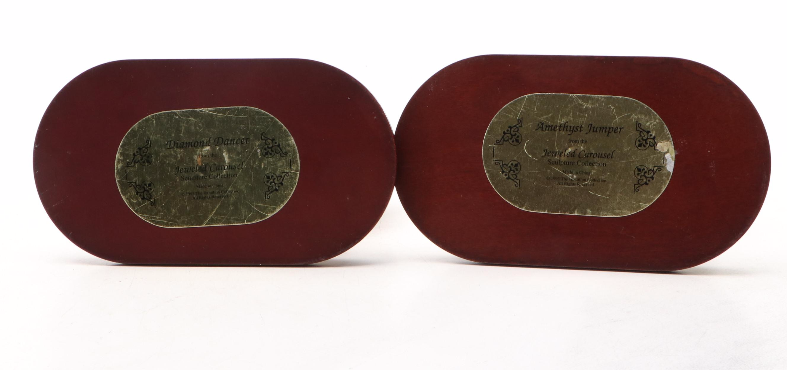 Madame Alexander "Only Hearts" Doll with Pair of "Jeweled Carousel" Resin Horses