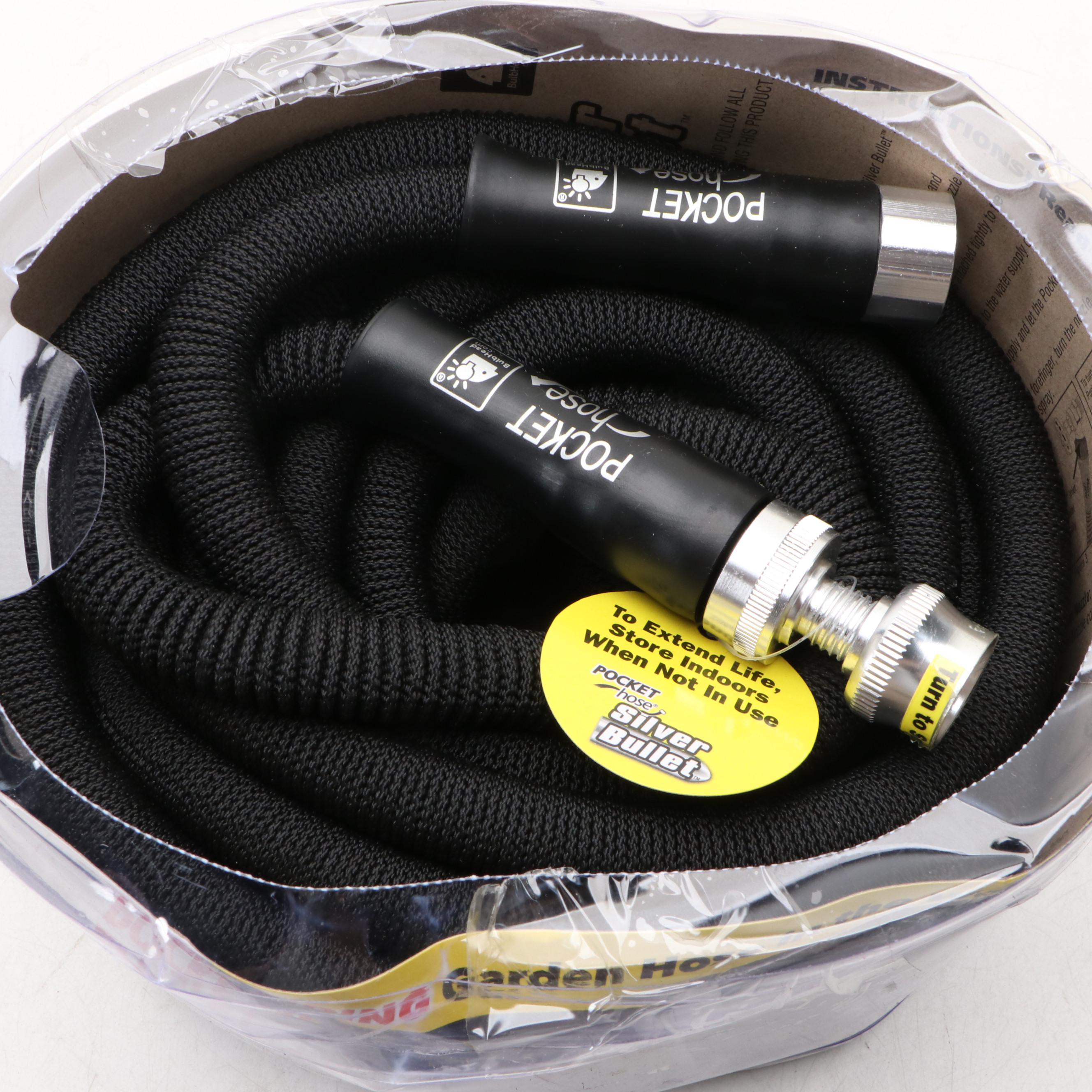 Rocket Hose Silver Bullet 100' Expanding Garden Hose