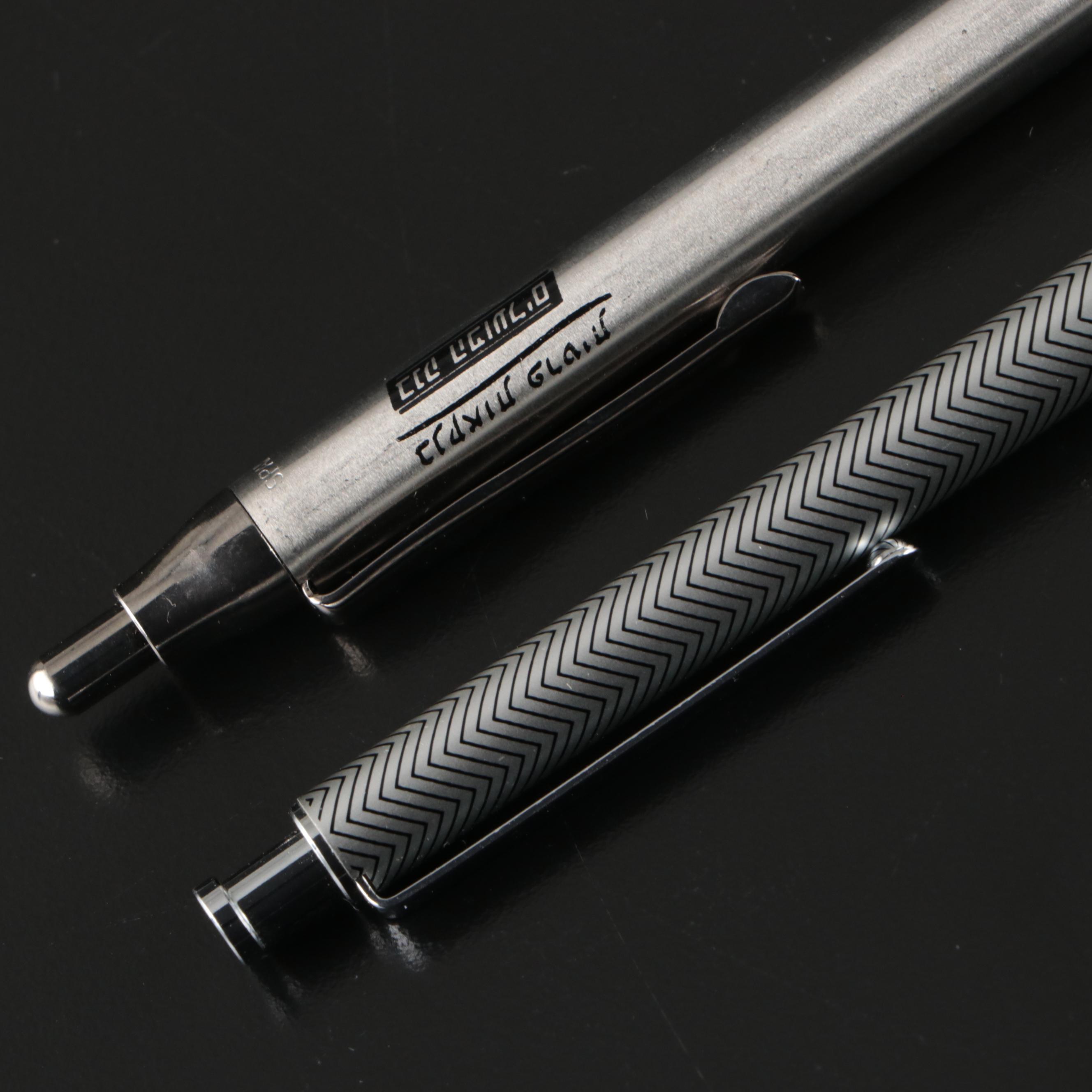 Parker Fountain and Inoxcrom Ballpoint Pens, Lamy Mechanical Pencil & Case