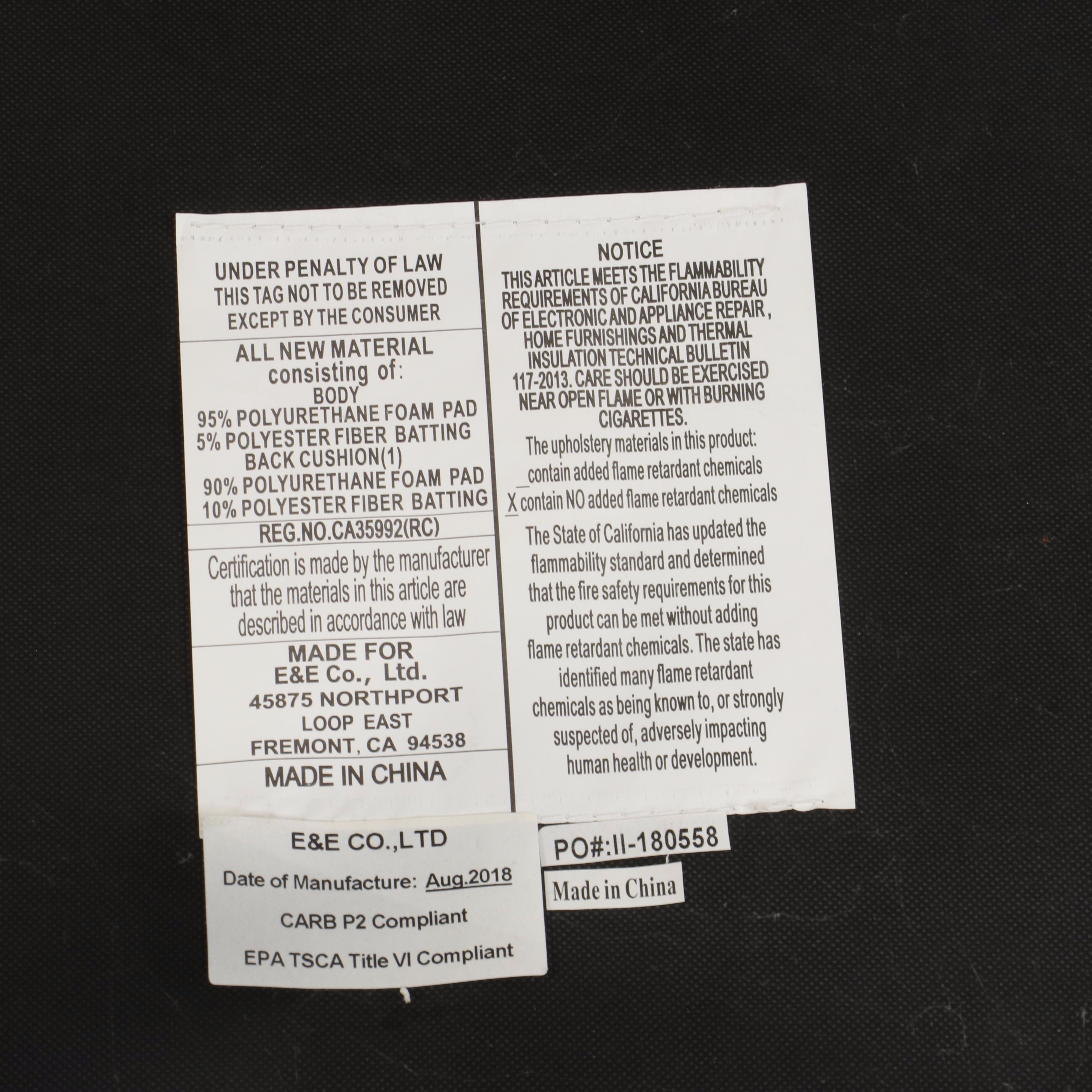 Ink + Ivy "Crackle" Modernist Style Upholstered Hardwood Tub Chair