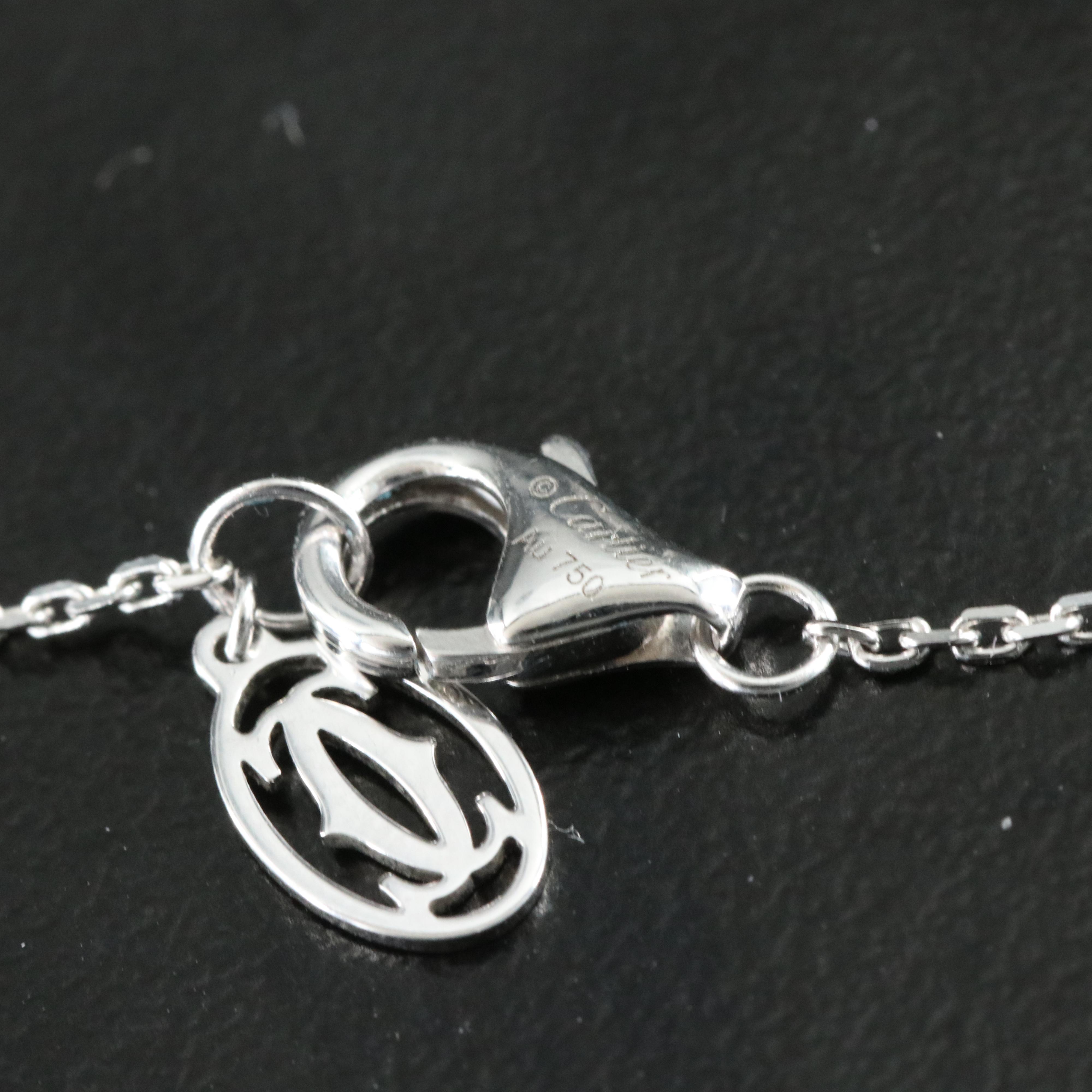 Cartier D'Amour 18K Diamond Solitaire Necklace