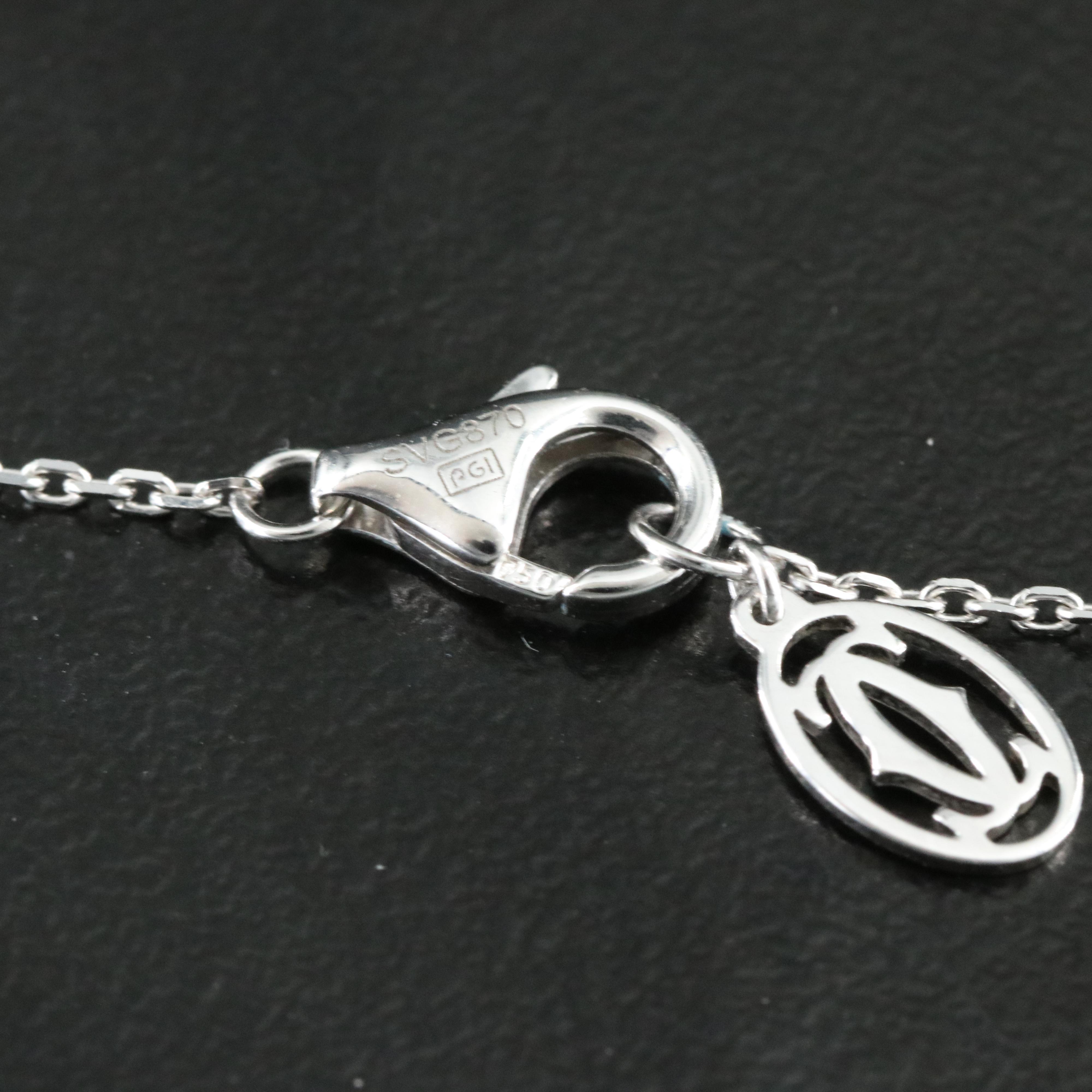 Cartier D'Amour 18K Diamond Solitaire Necklace