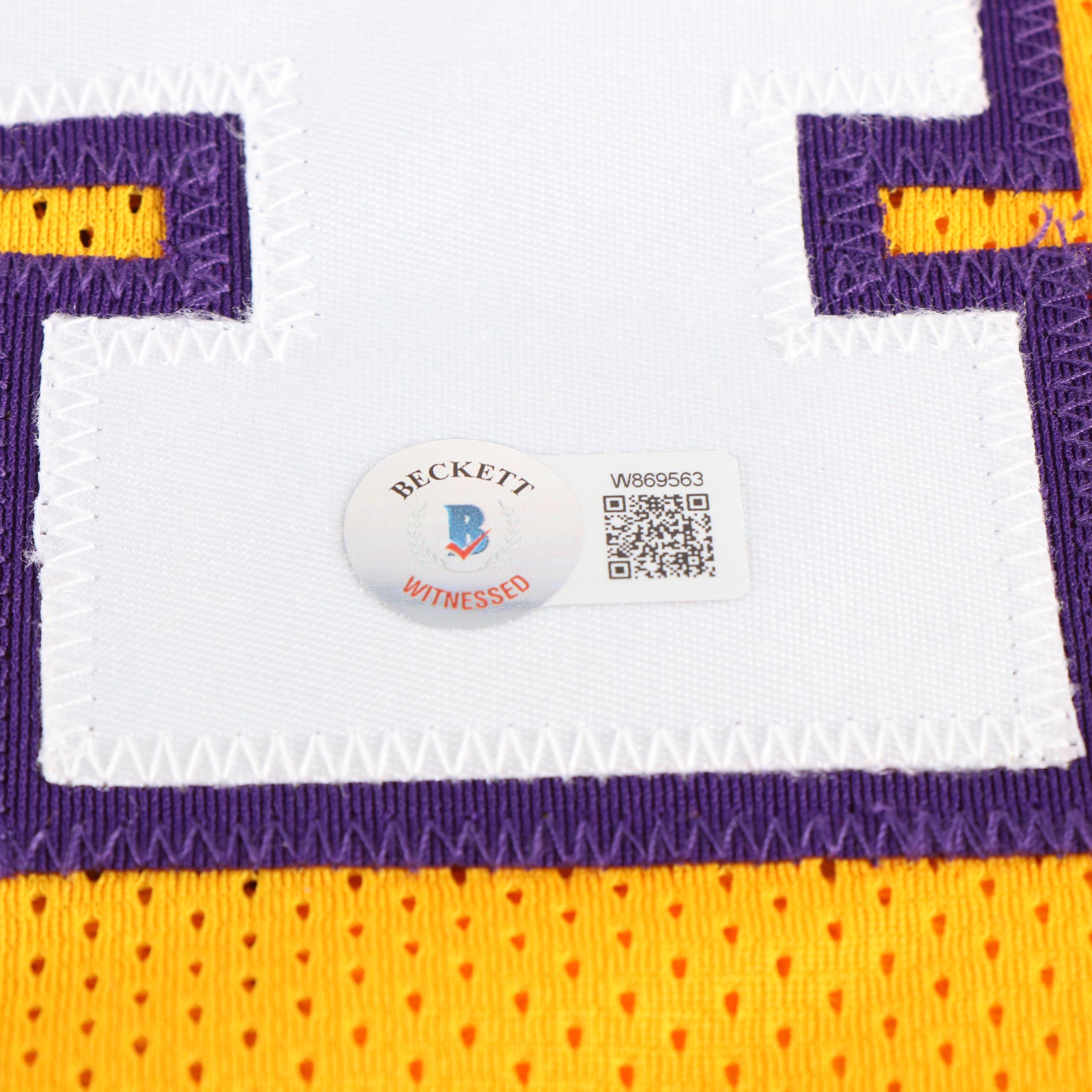 Shaquille O’Neal Signed Los Angeles Lakers Basketball Jersey, Beckett