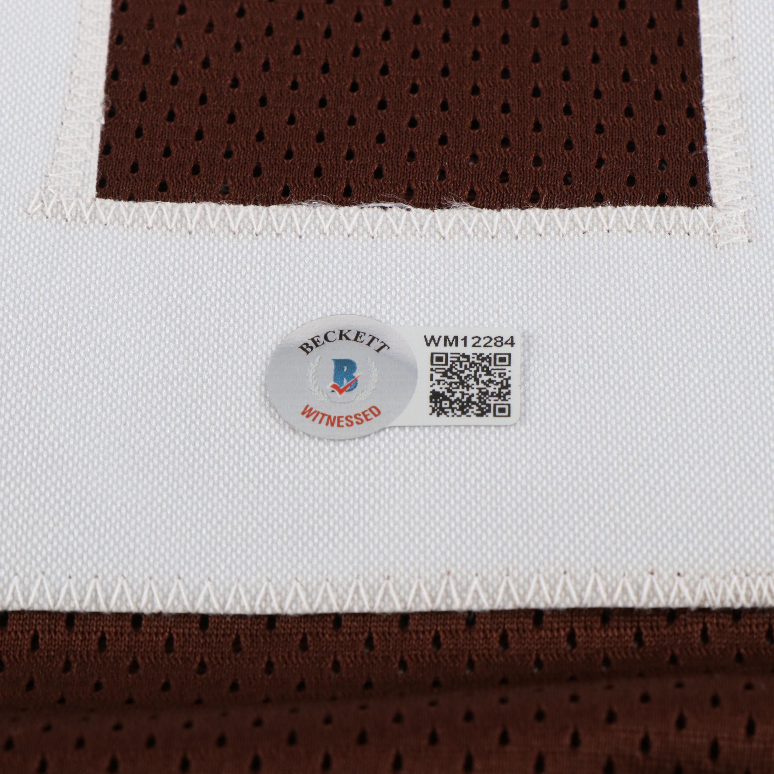 Ozzie Newsome Signed Cleveland Browns Football Jersey, Beckett