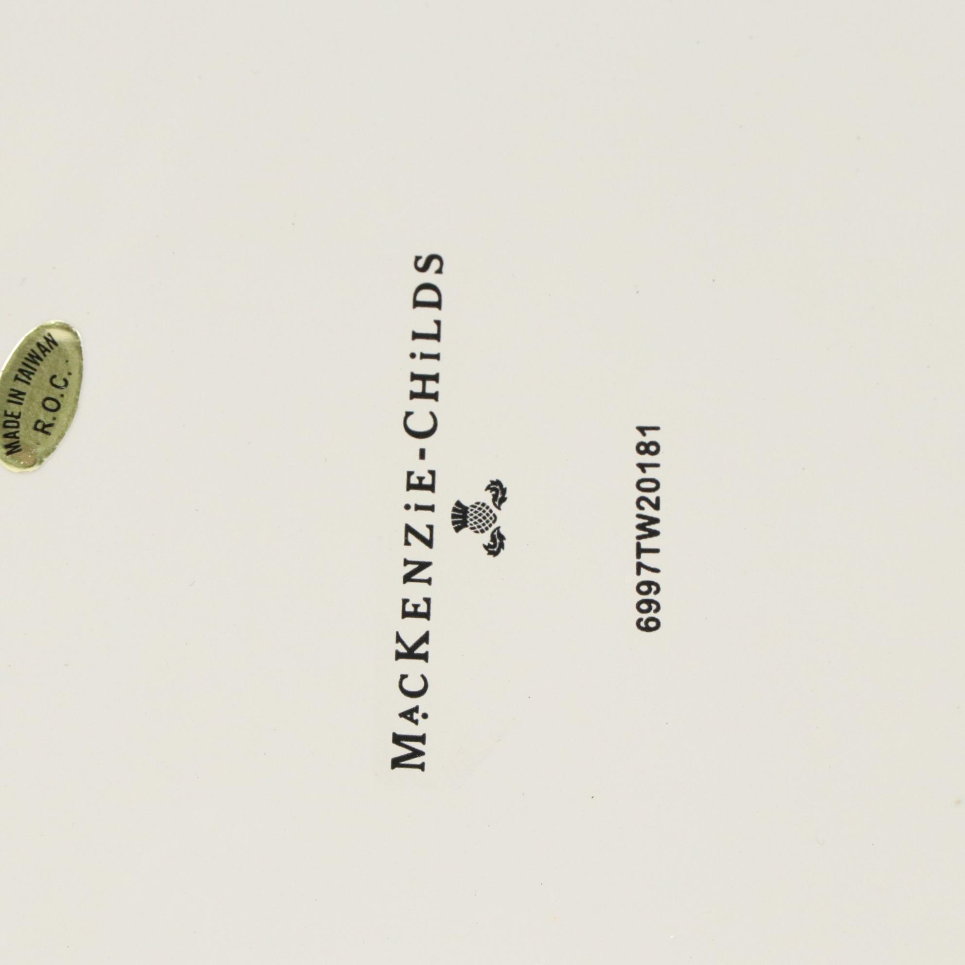 MacKenzie-Childs Courtly Check Enamel Tea Kettle