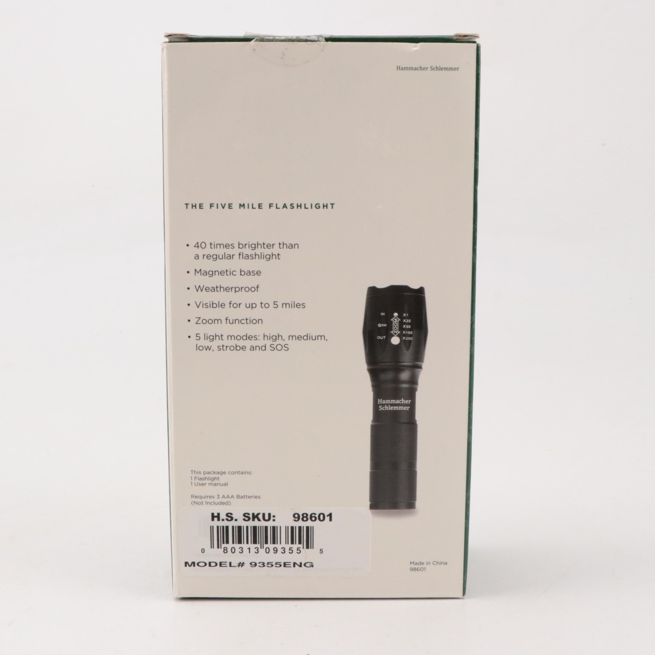 The Five Mile Flashlight