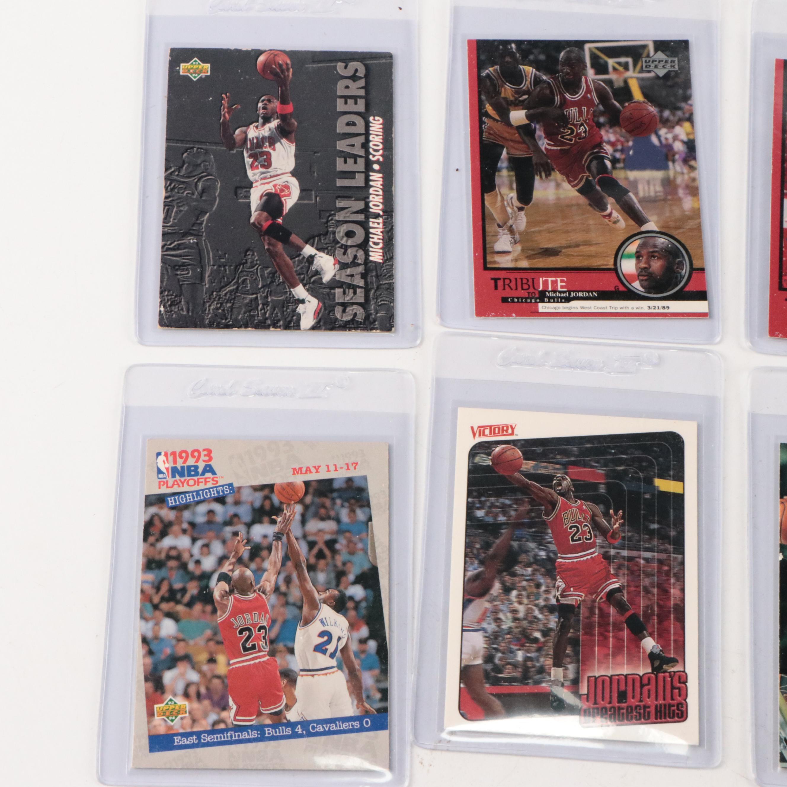 Michael Jordan Basketball Card Collection Featuring PSA Graded and More