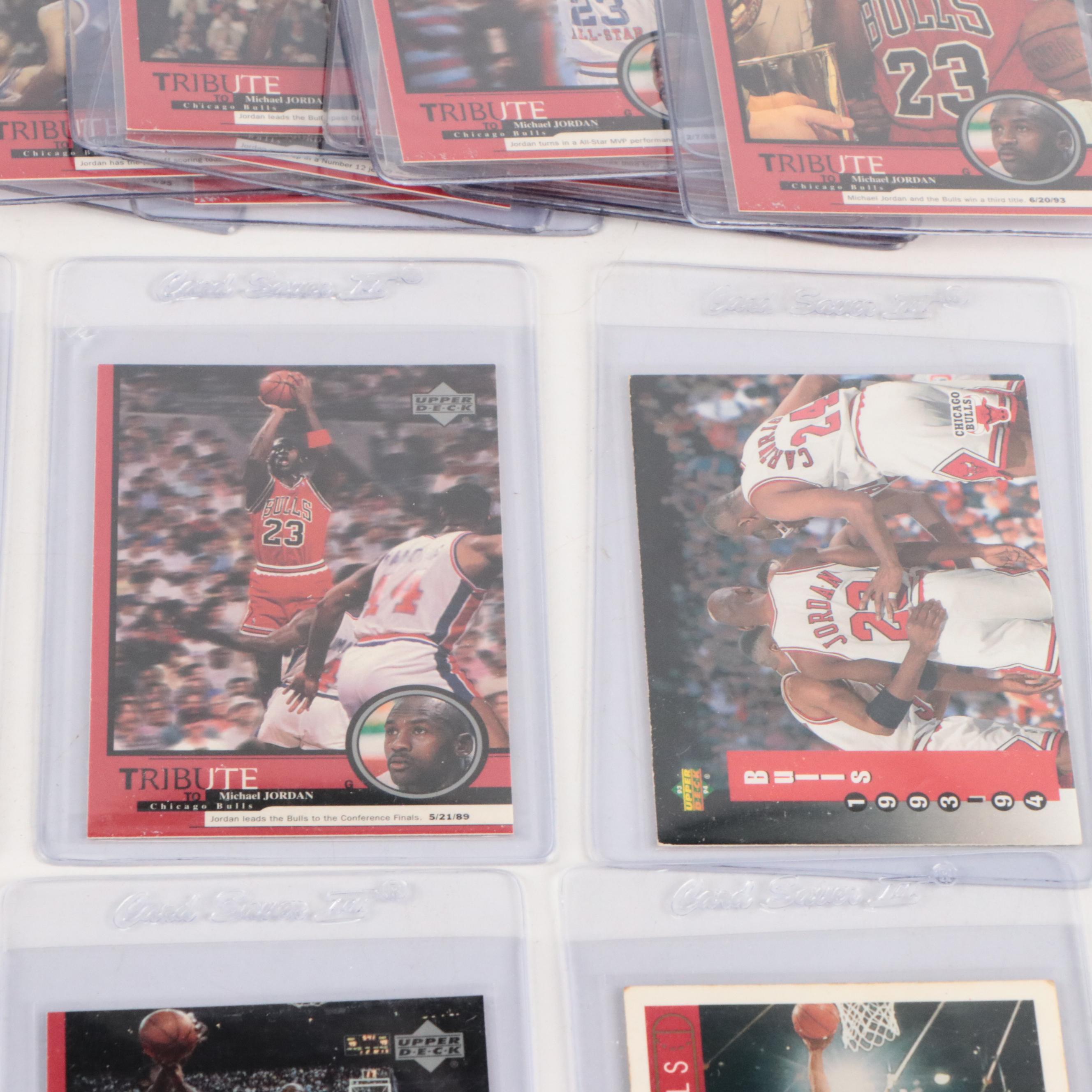 Michael Jordan Basketball Card Collection Featuring PSA Graded and More