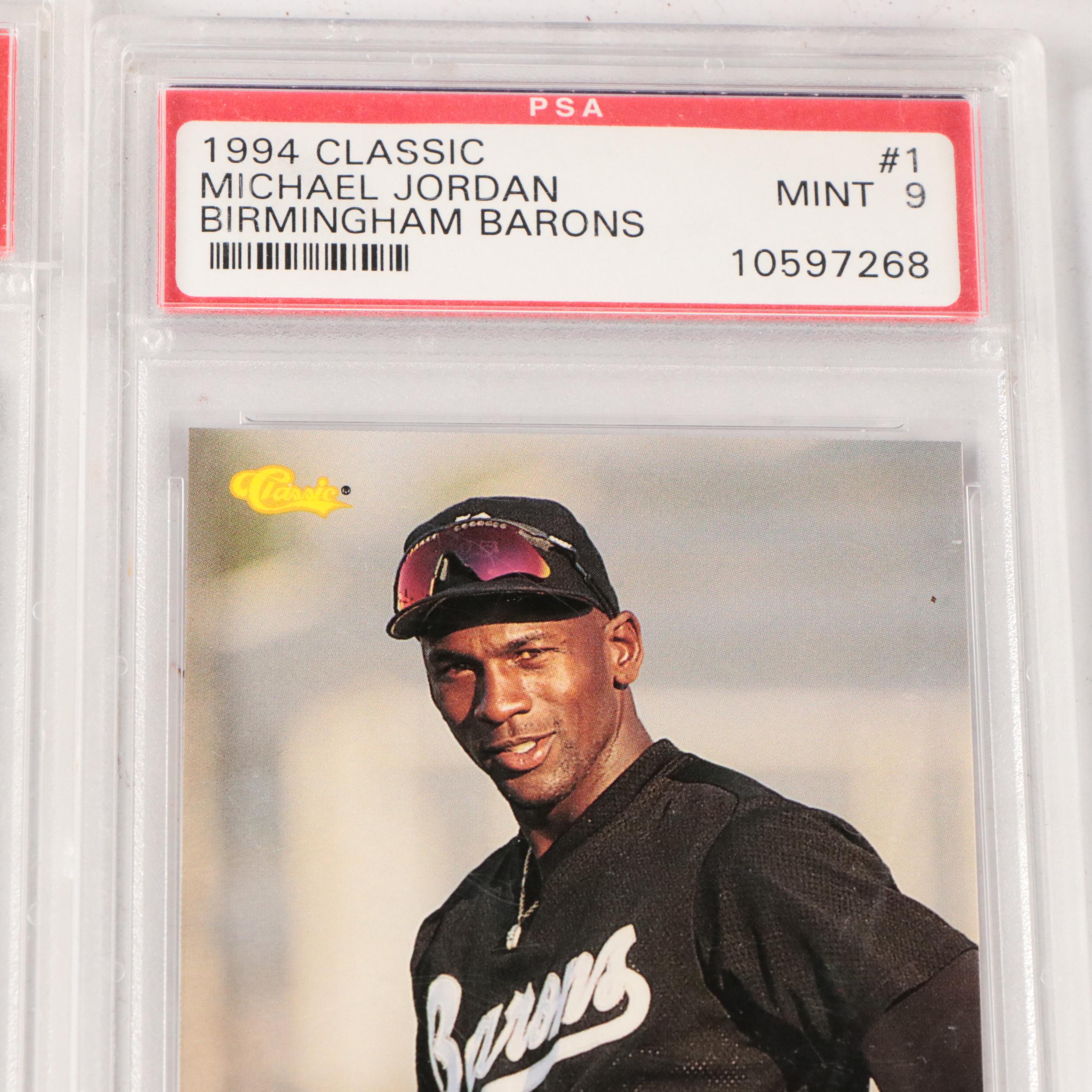Michael Jordan Basketball Card Collection Featuring PSA Graded and More