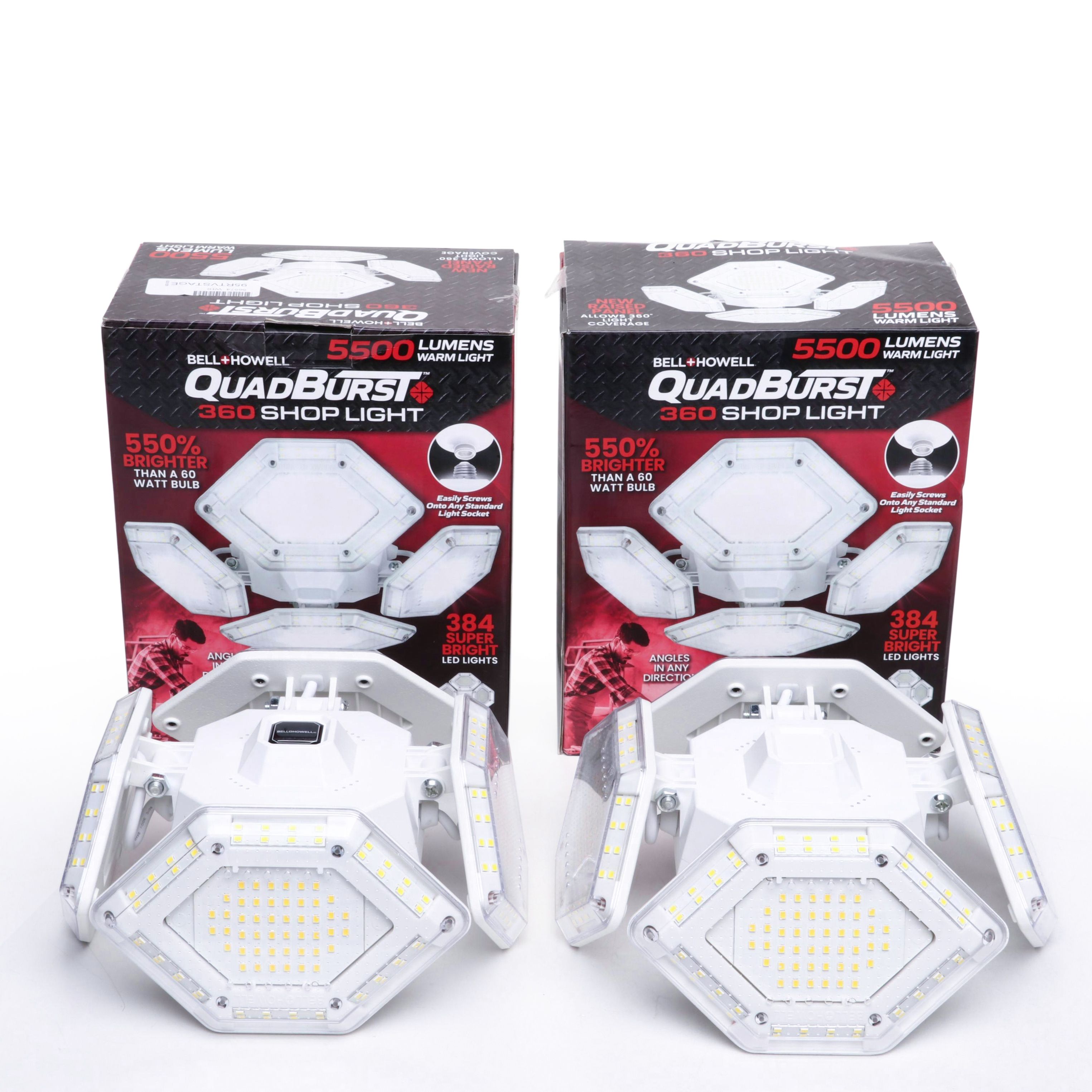 QuadBurst 360 Shop Lights