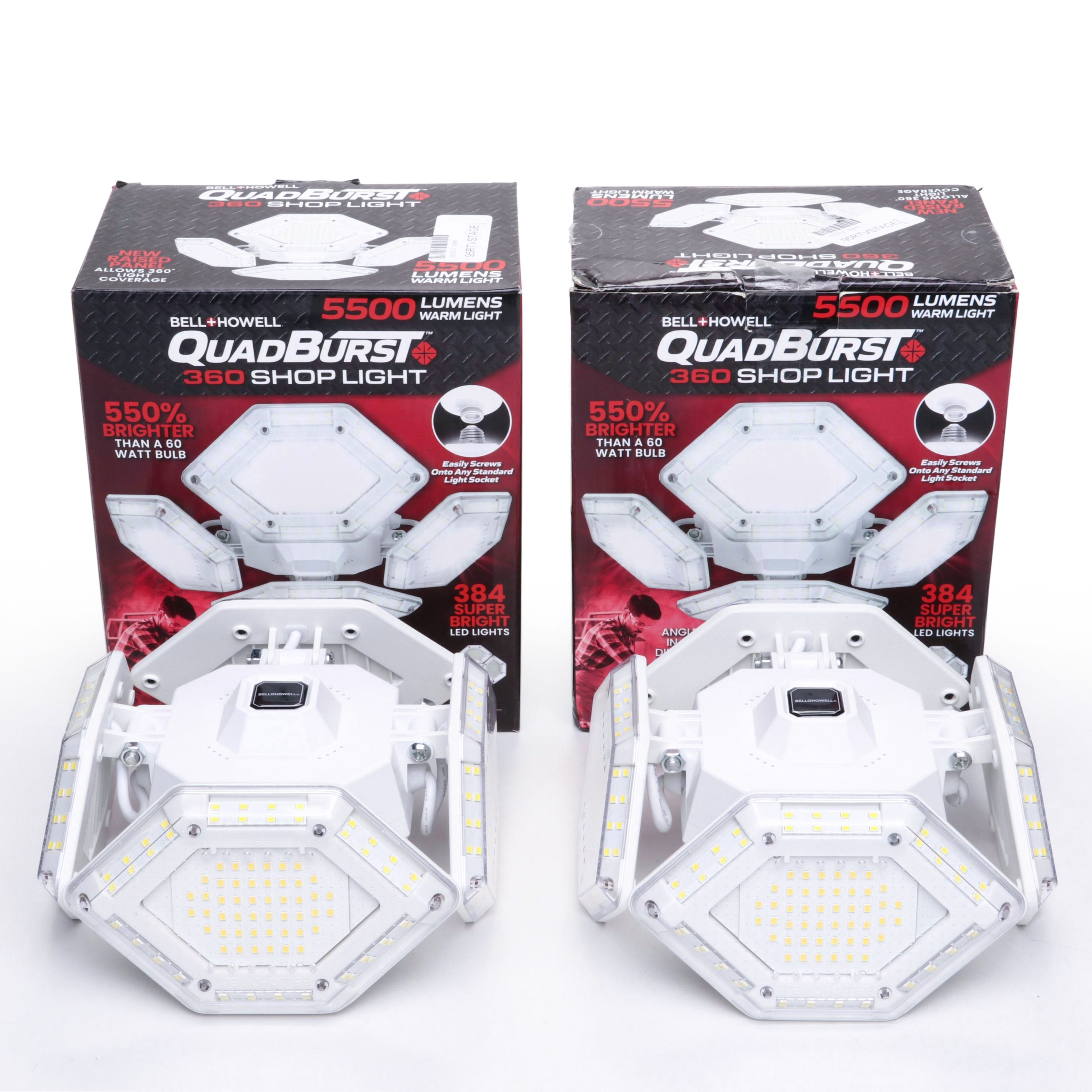 QuadBurst 360 Shop Lights