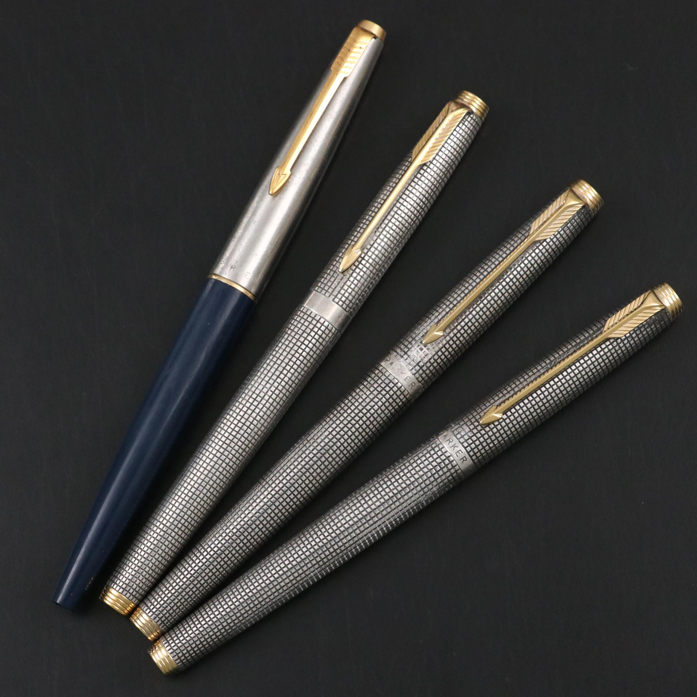 Parker Sterling Silver and 14K Gold Fountain Pens and More
