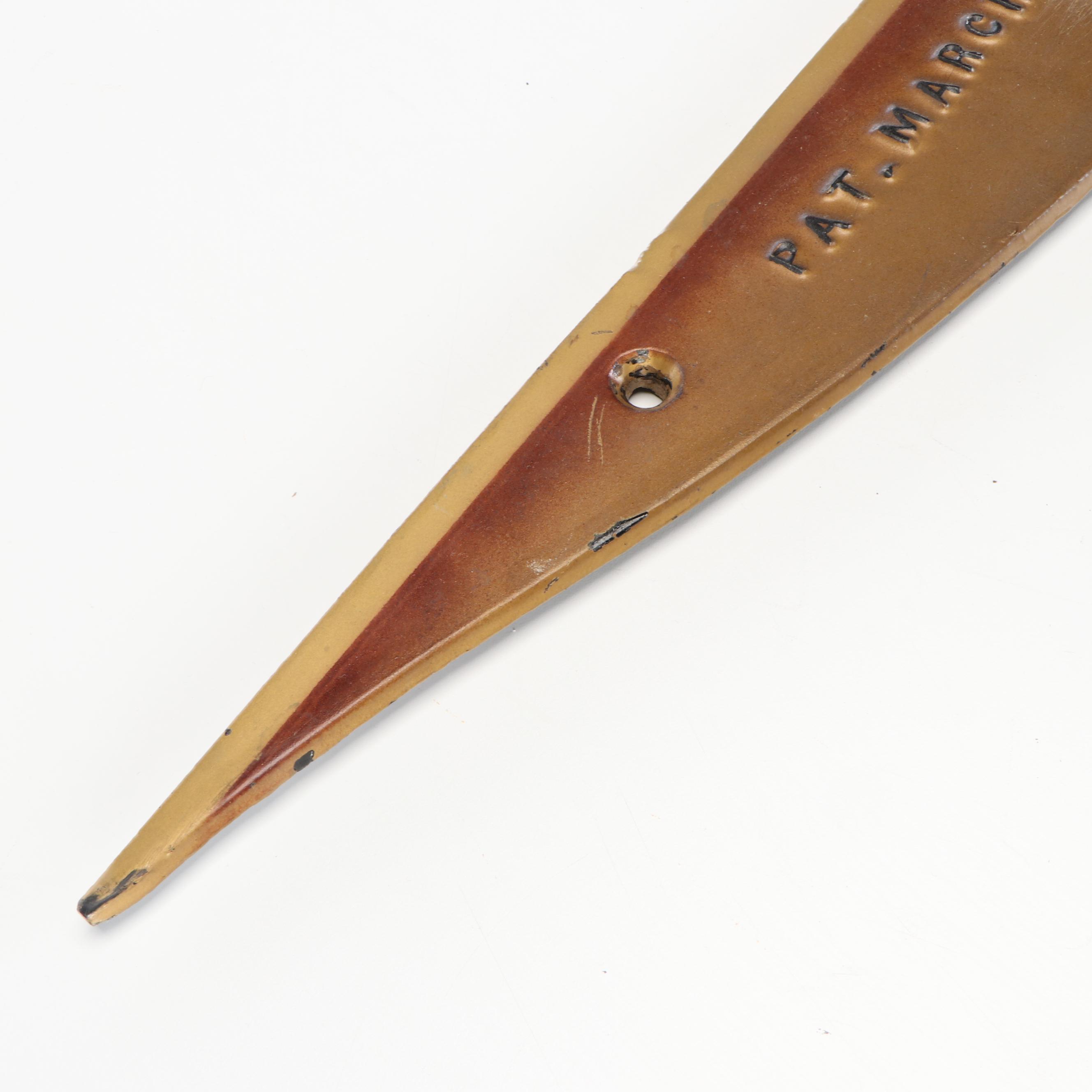 Bailey Piano Co. Cast Iron Piano Frame Part, 1907