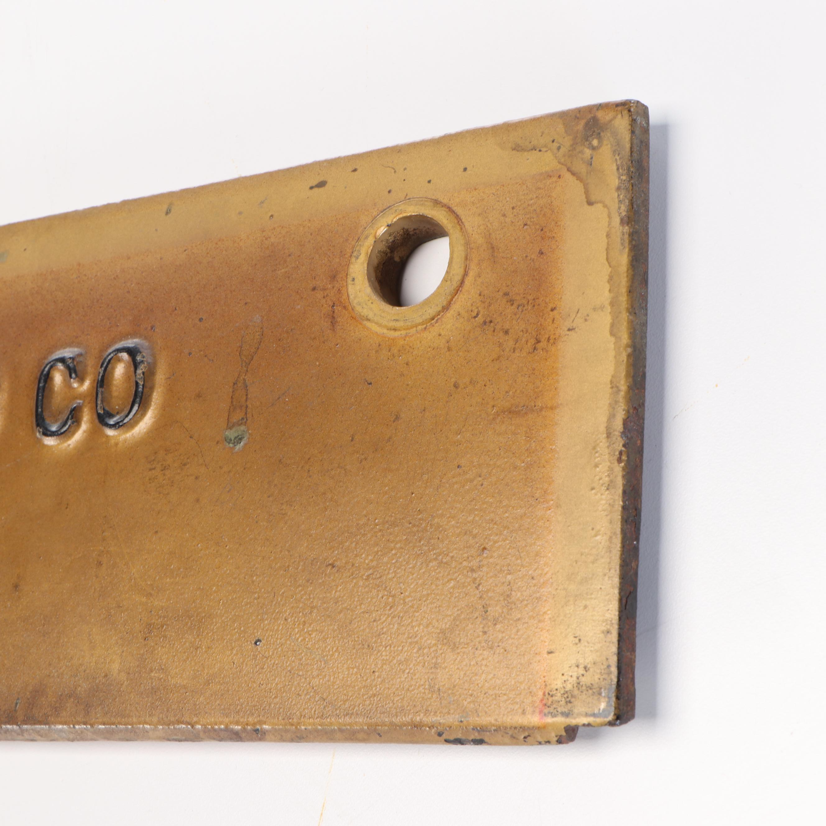 Bailey Piano Co. Cast Iron Piano Frame Part, 1907