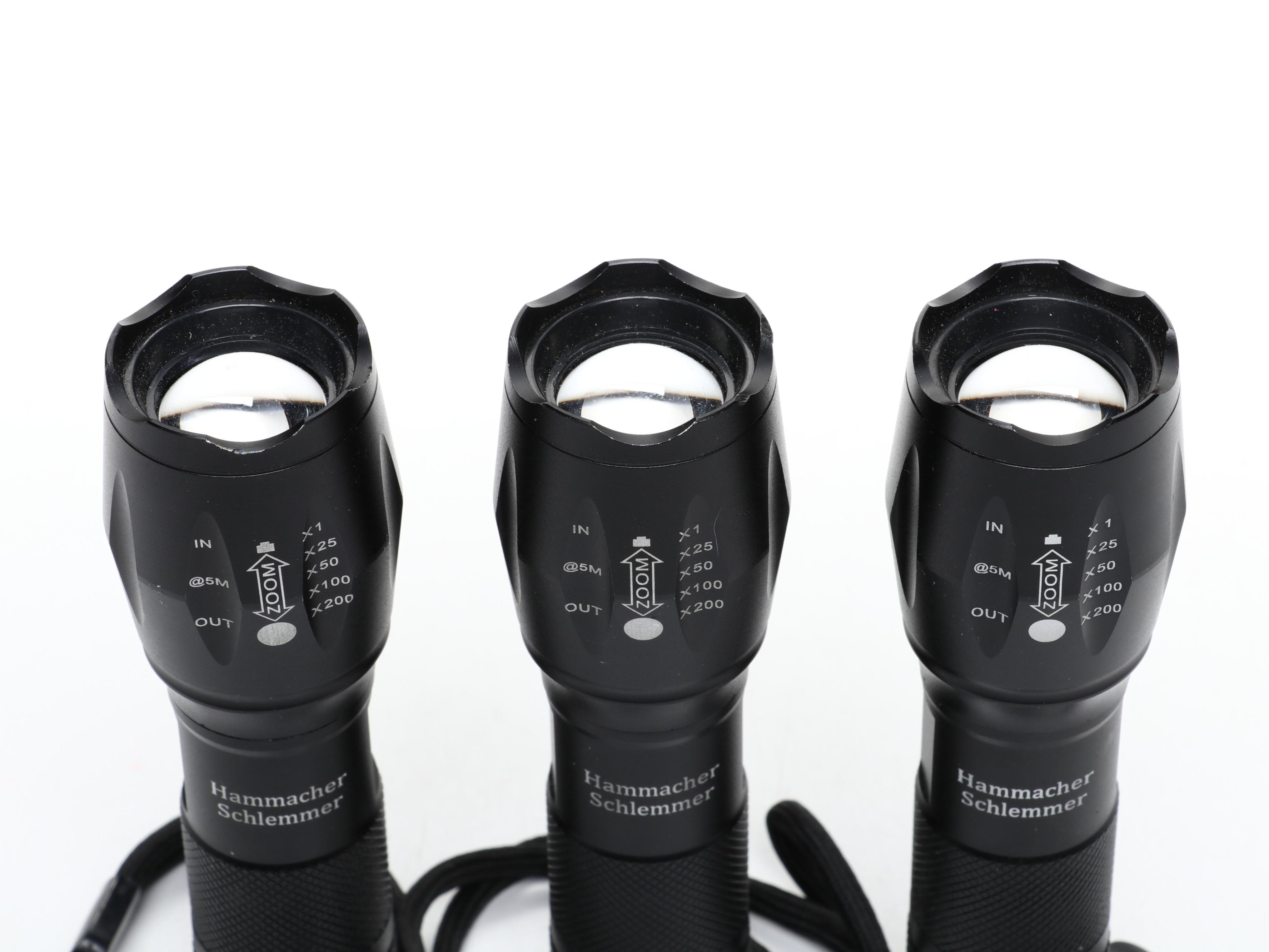 The Five Mile Flashlights by Hammacher Schlemmer