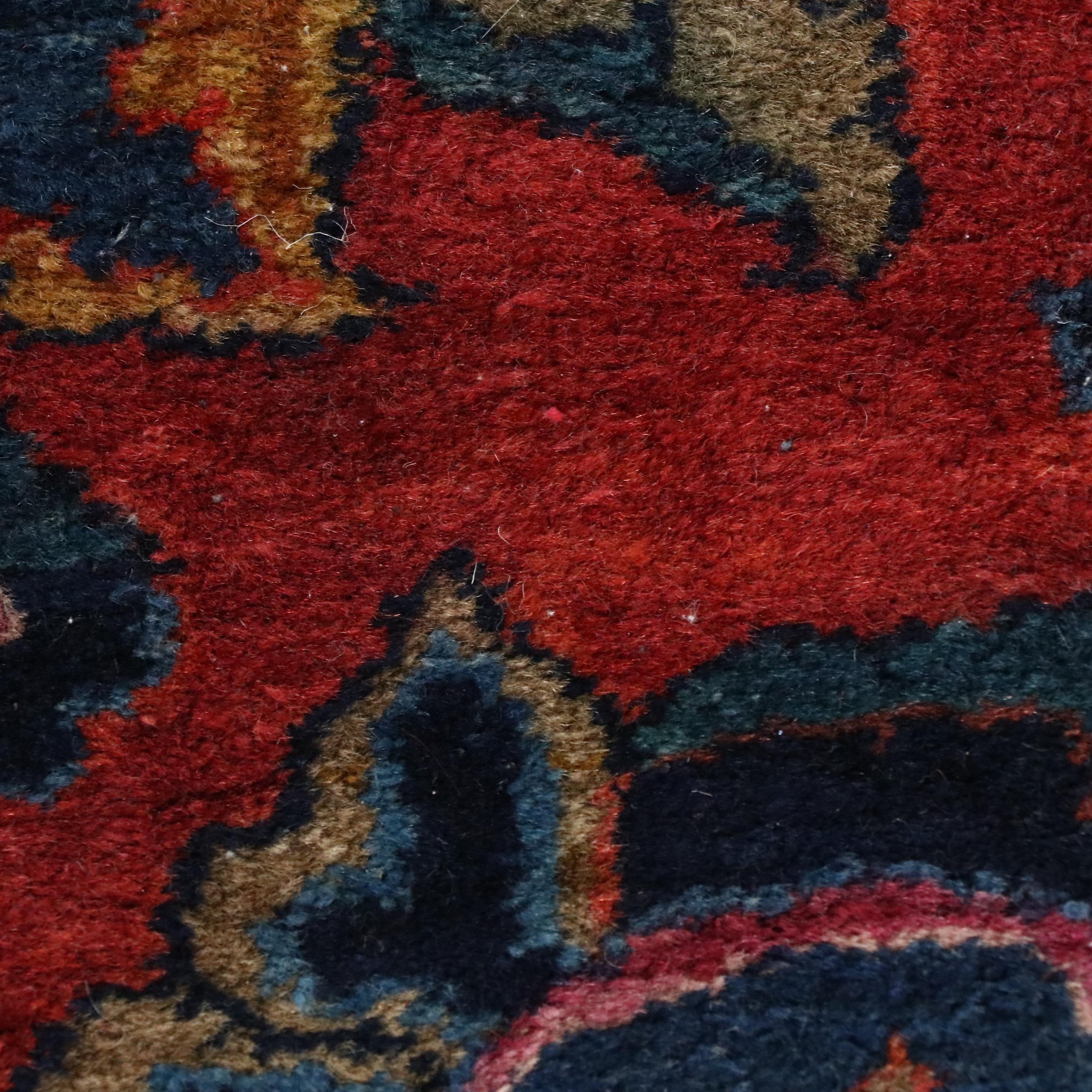 8'9 x 10'10 Hand-Knotted Persian Sarouk Area Rug