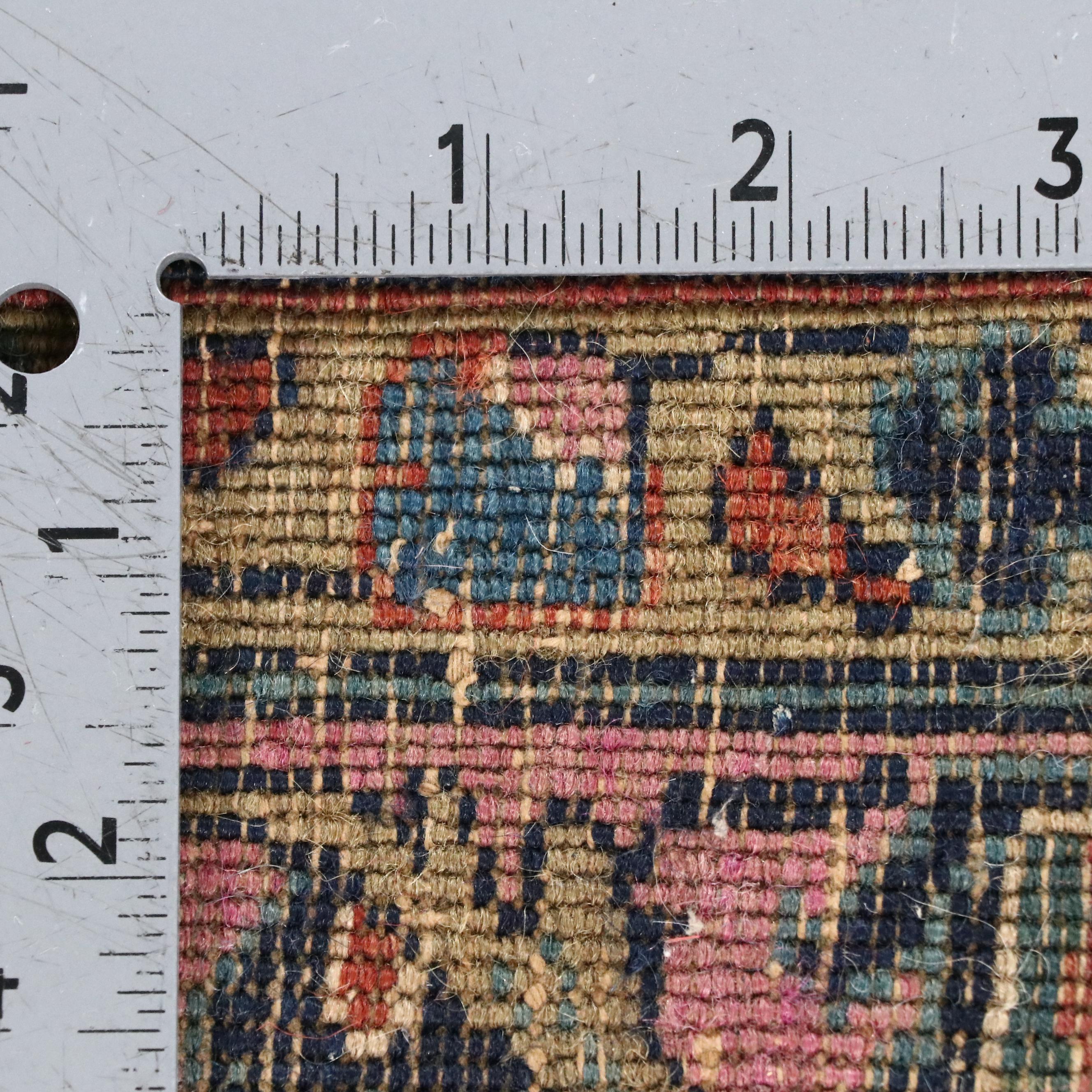 8'9 x 10'10 Hand-Knotted Persian Sarouk Area Rug