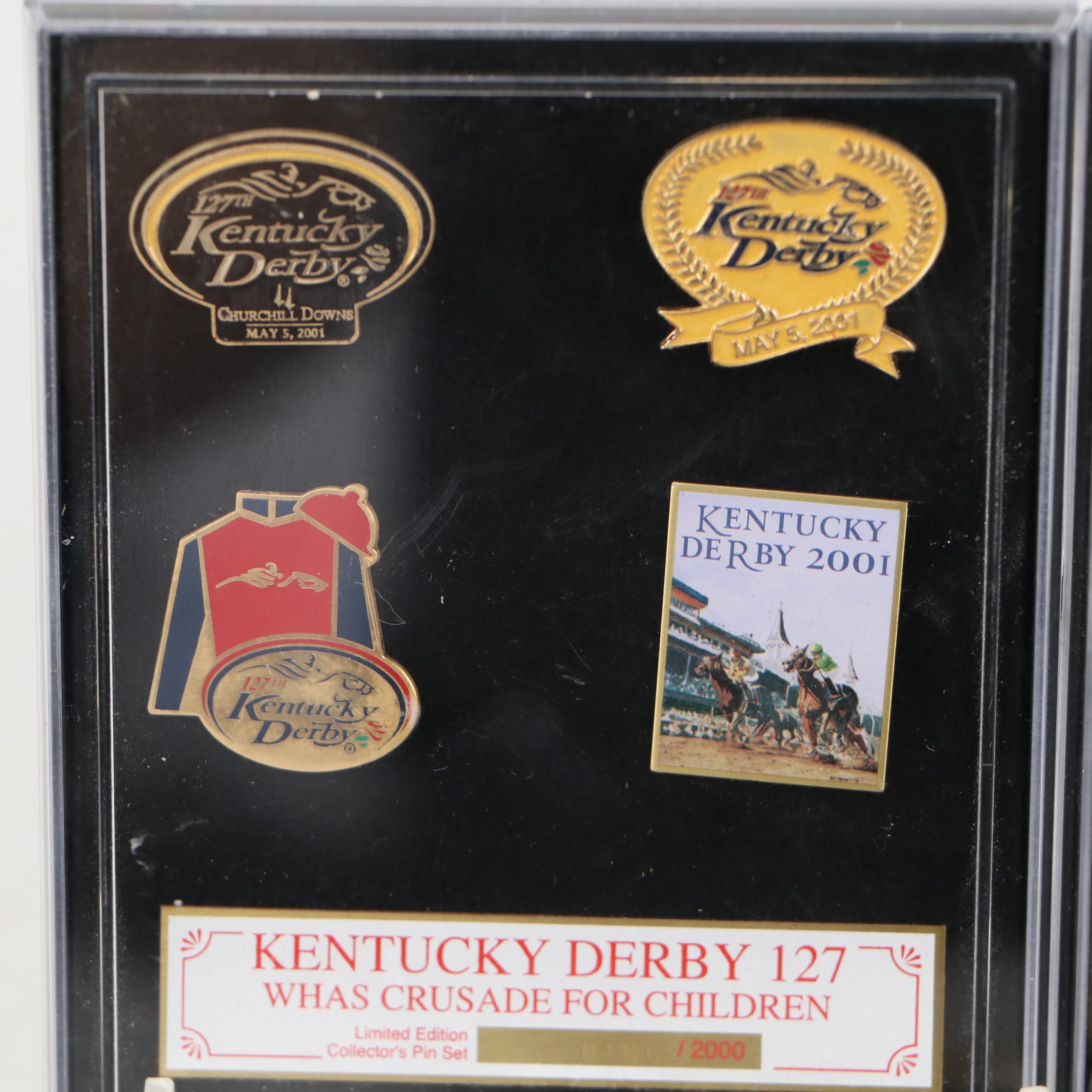 Kentucky Derby, Derby Festival and Horse Park Pinbacks with Patch