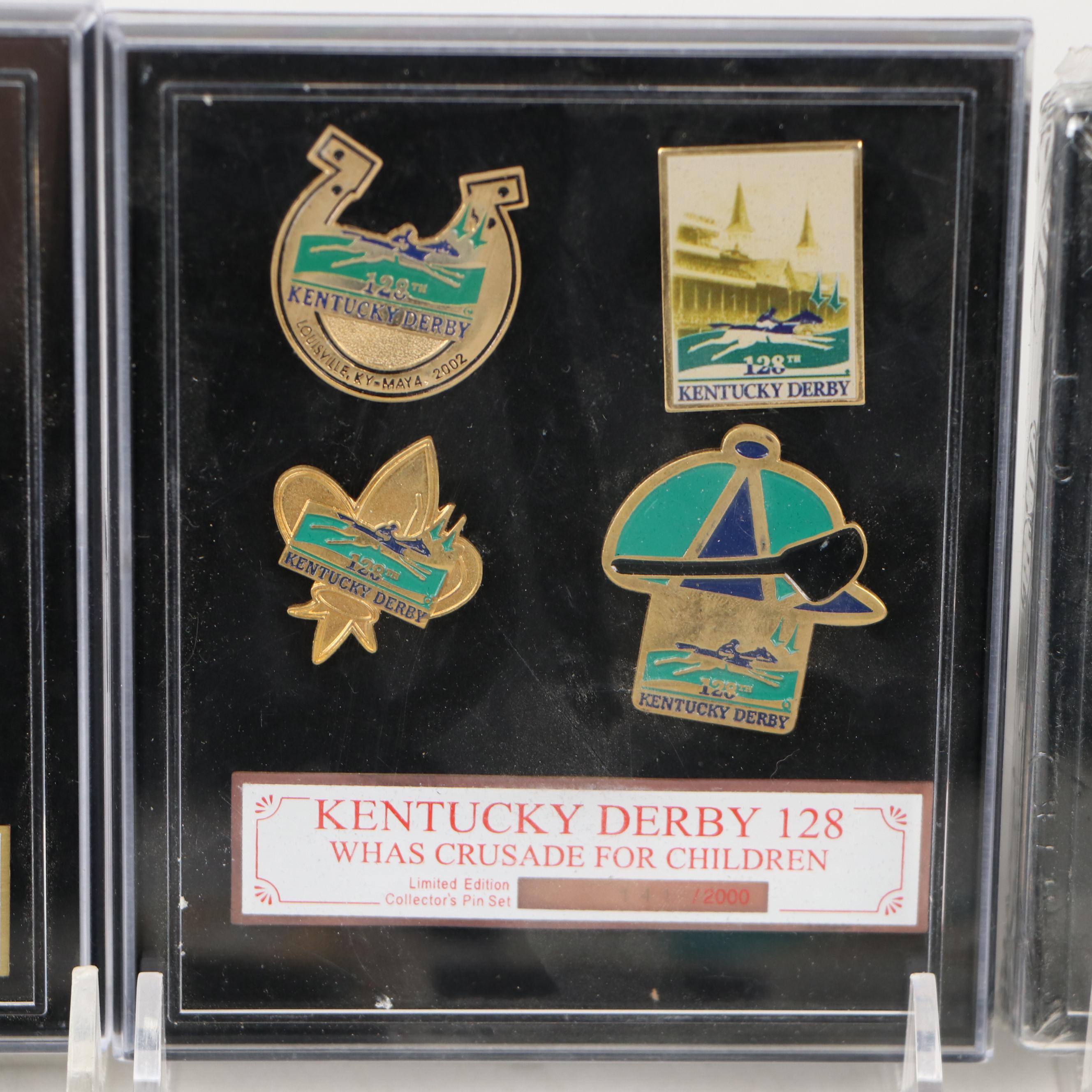 Kentucky Derby, Derby Festival and Horse Park Pinbacks with Patch