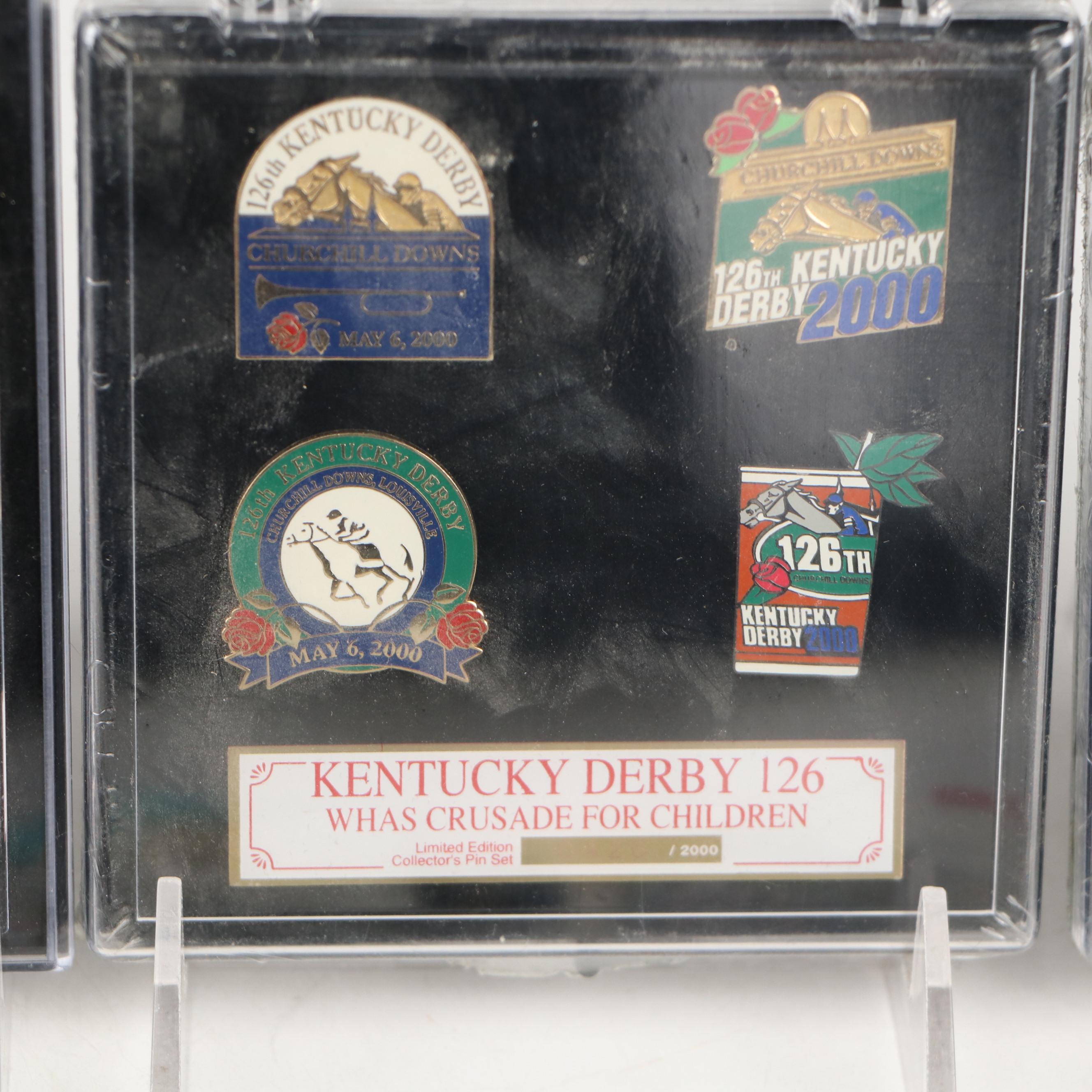 Kentucky Derby, Derby Festival and Horse Park Pinbacks with Patch