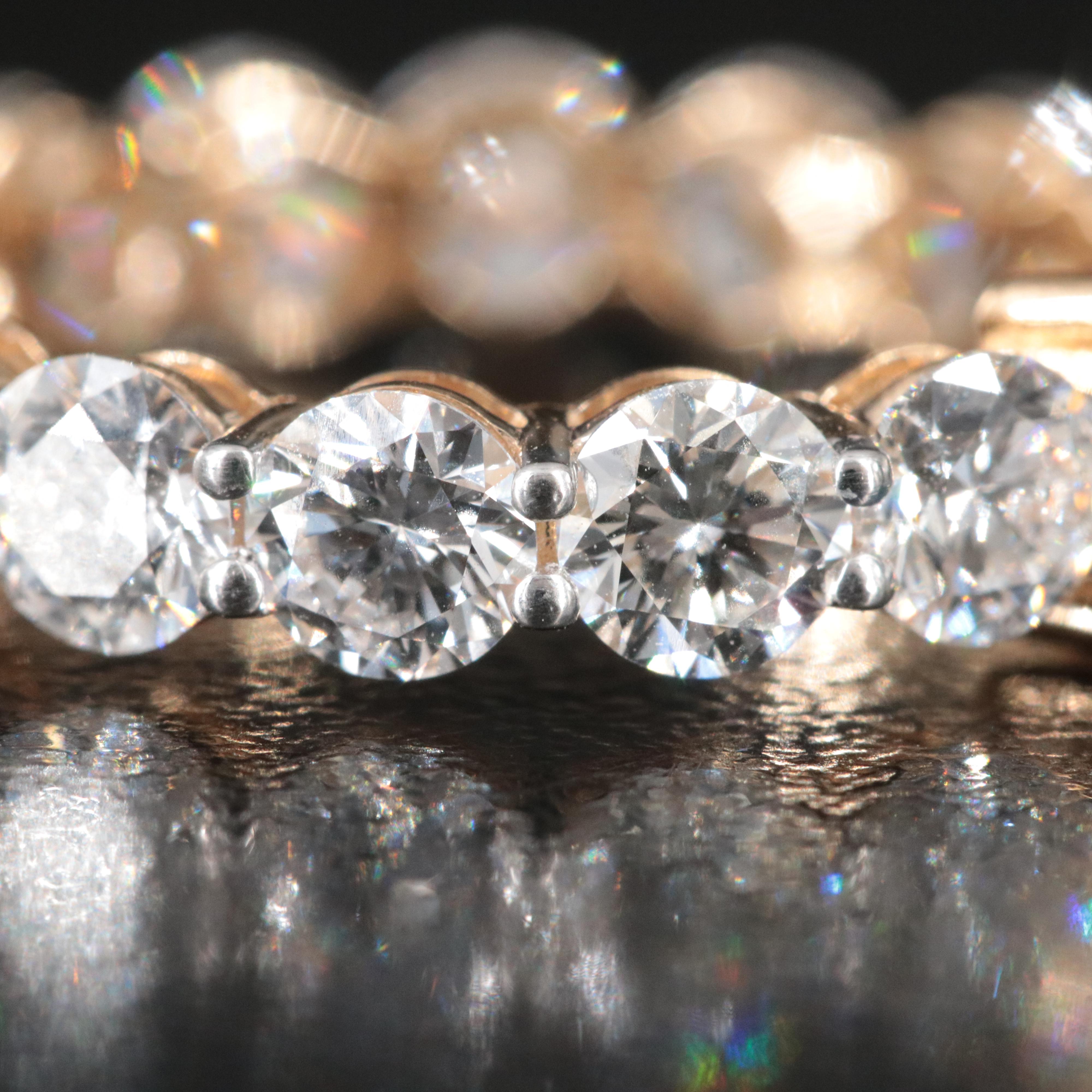 14K 1.24 CT Sapphire and 3.58 CTW Lab Grown Diamond Ring