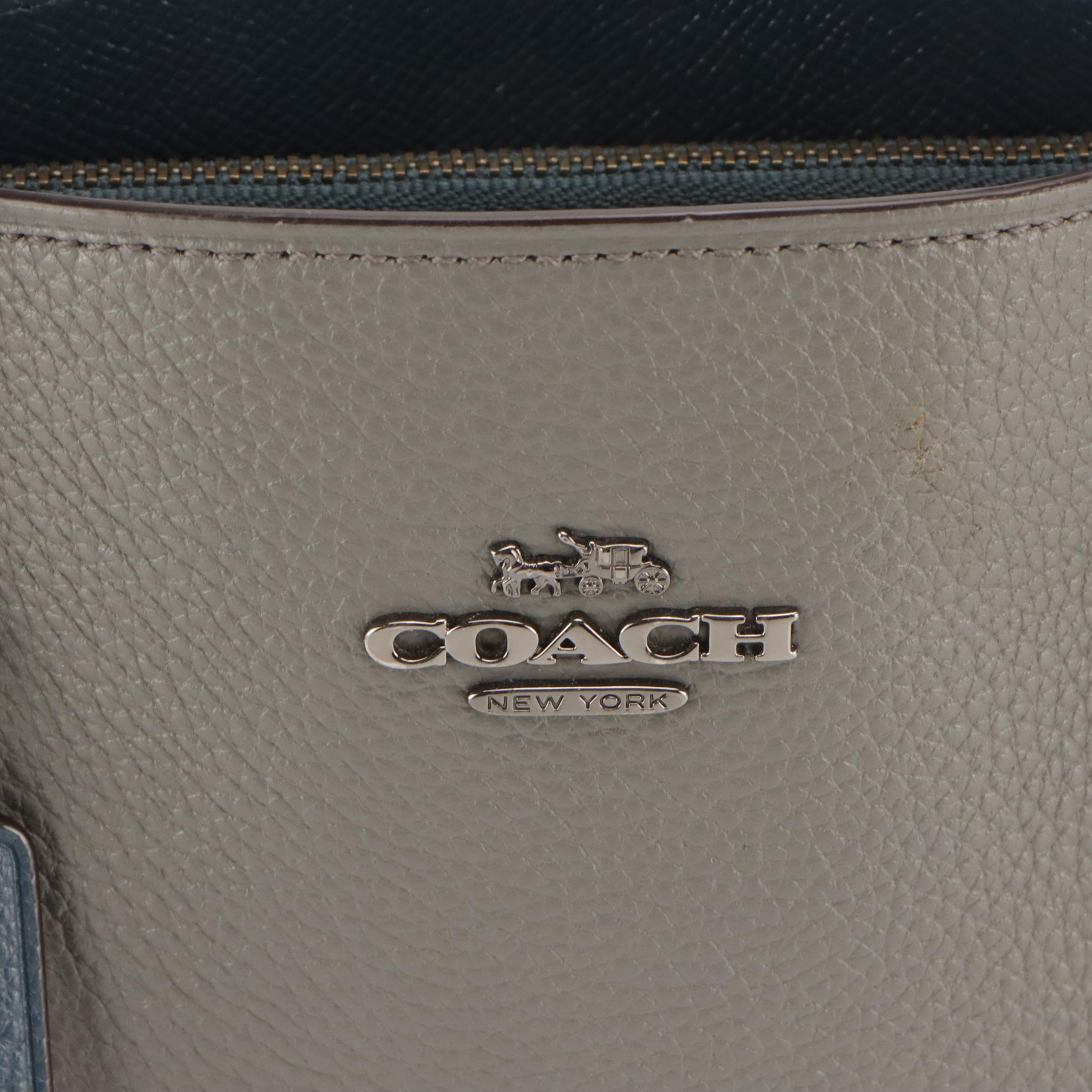 Coach Charlie Carryall 28 Two-Way Satchel in Snakeskin and Colorblock Leather