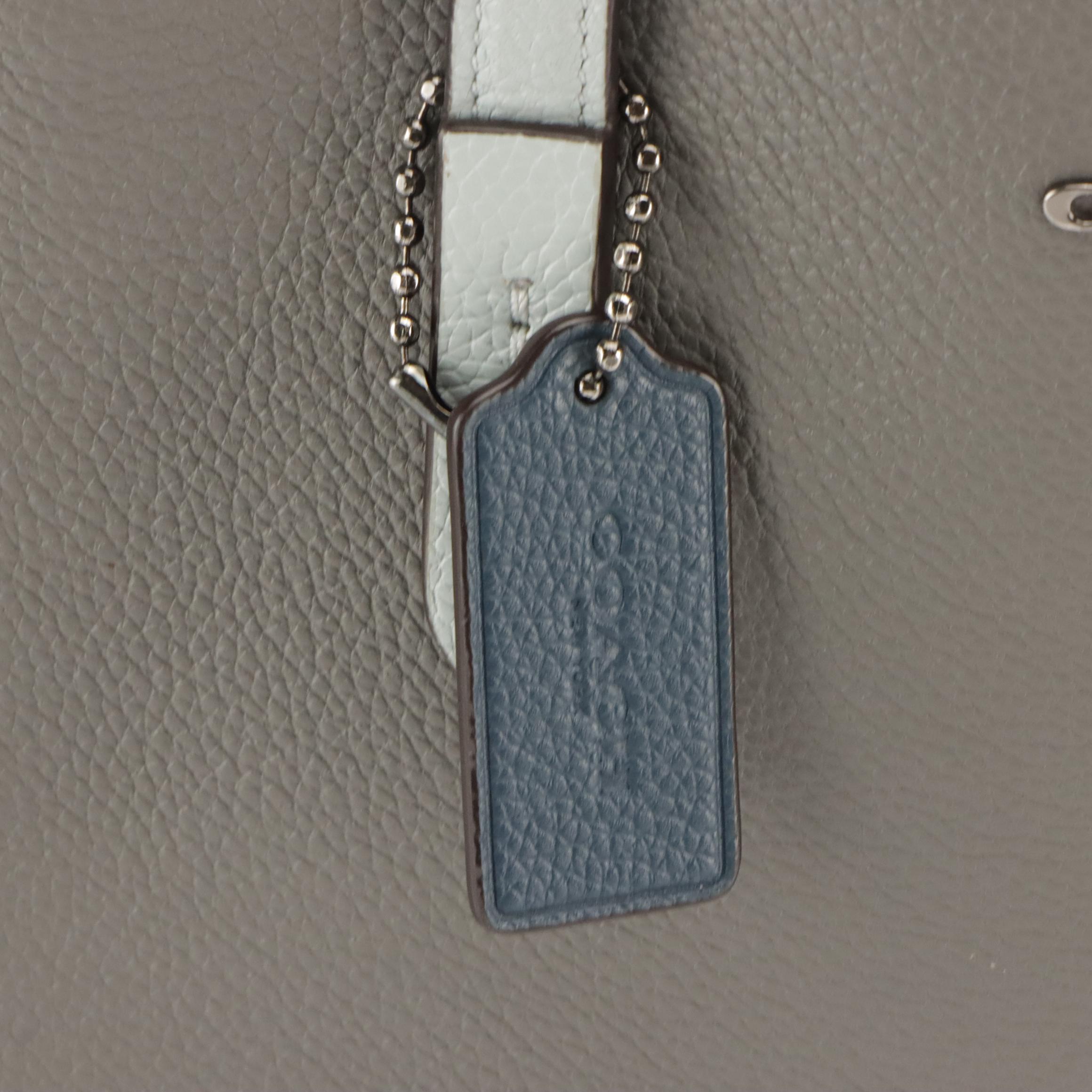 Coach Charlie Carryall 28 Two-Way Satchel in Snakeskin and Colorblock Leather