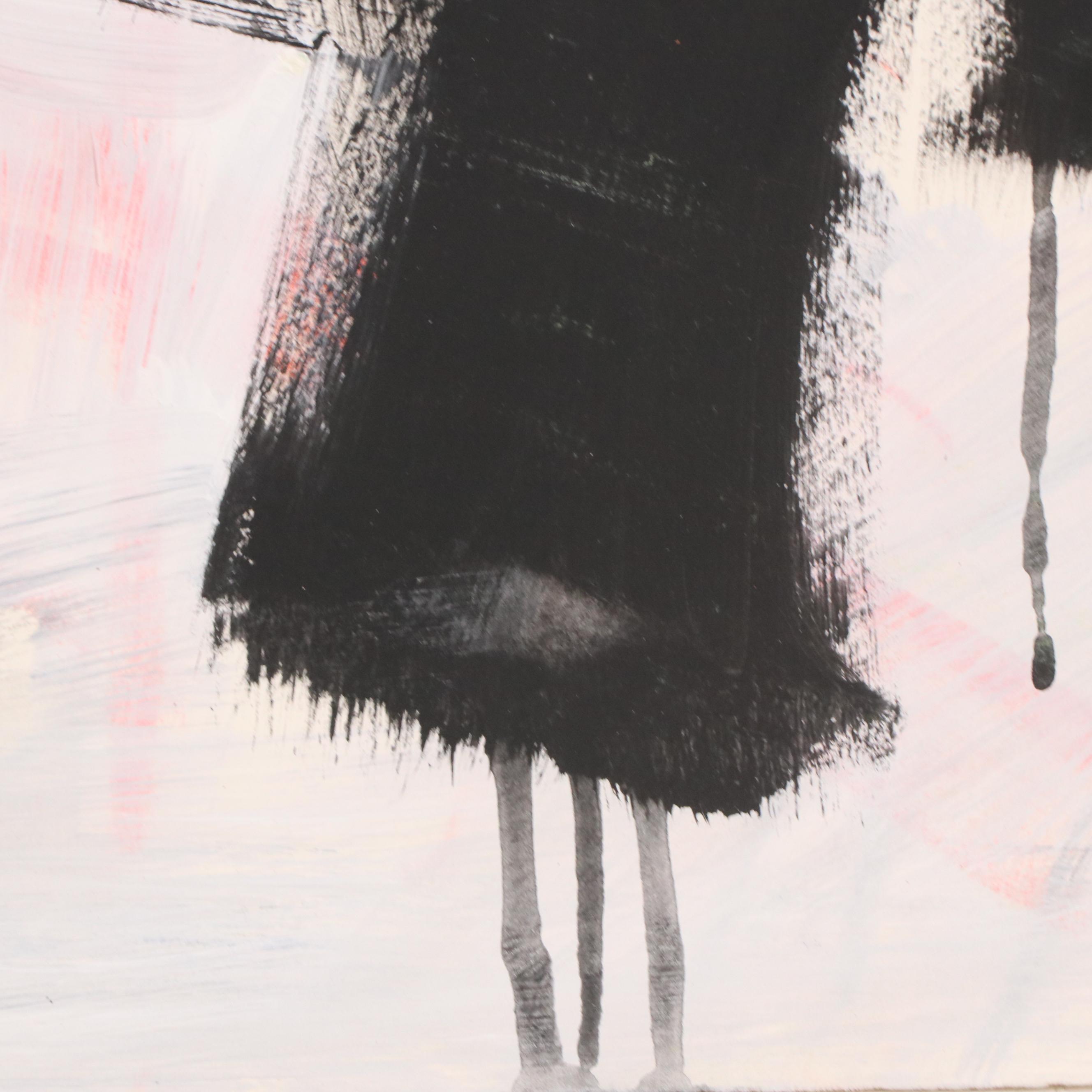 Jack Meanwell Abstract Modern Oil Painting, Late 20th Century