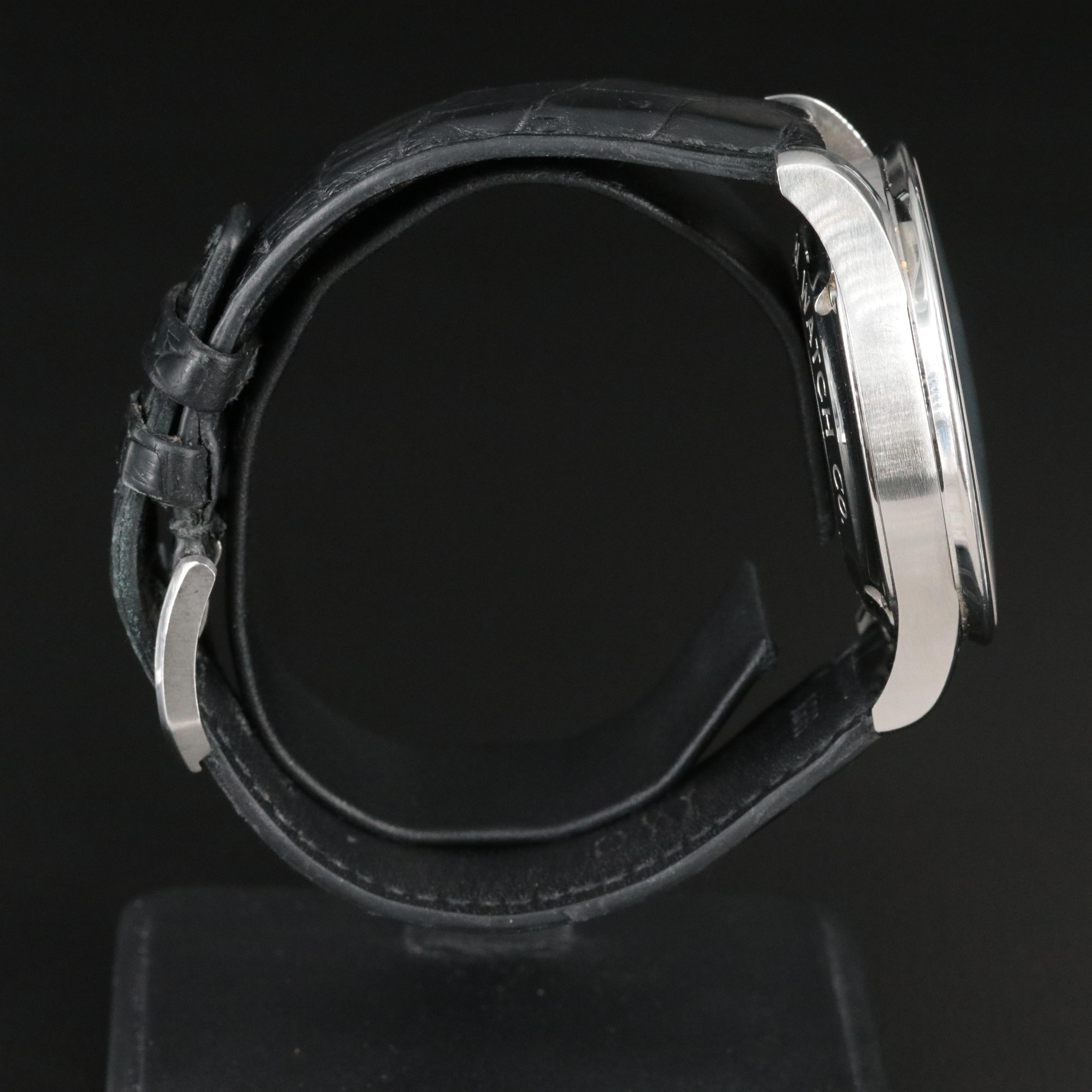 IWC Portuguese Chronograph IW371438 Black 41mm Steel Automatic Watch