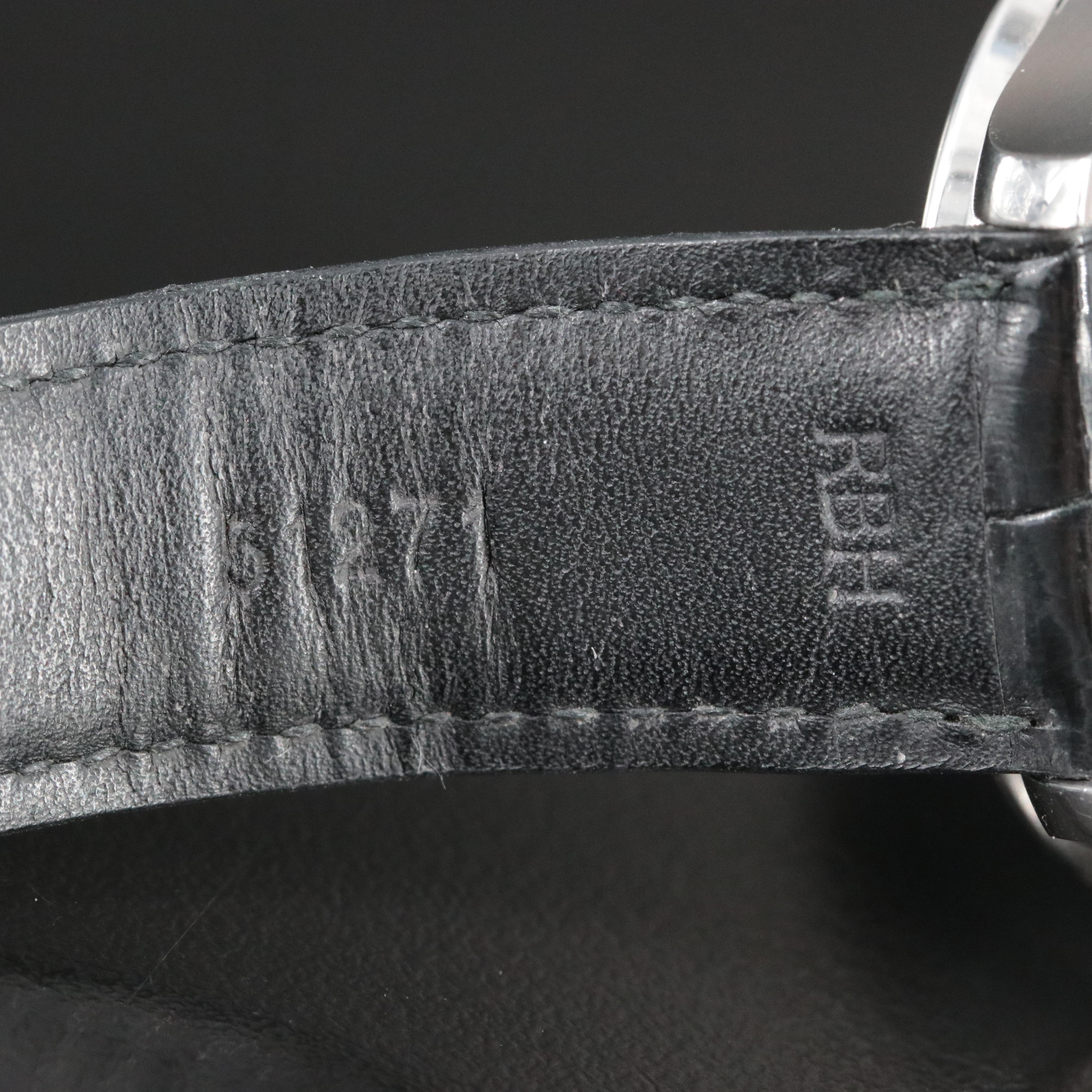 IWC Portuguese Chronograph IW371438 Black 41mm Steel Automatic Watch