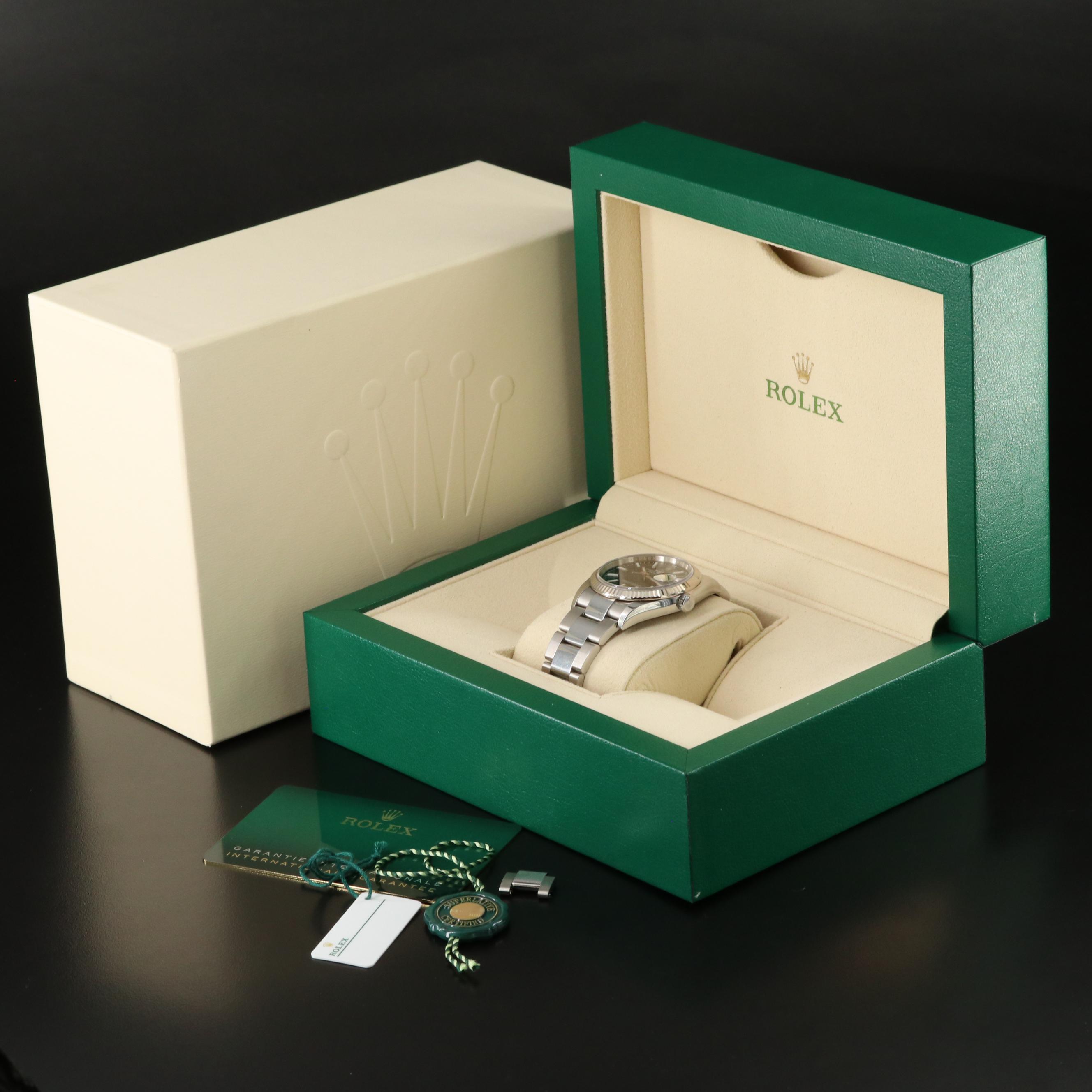 Rolex Datejust 126234 Blue Dial 36mm Steel Automatic Watch