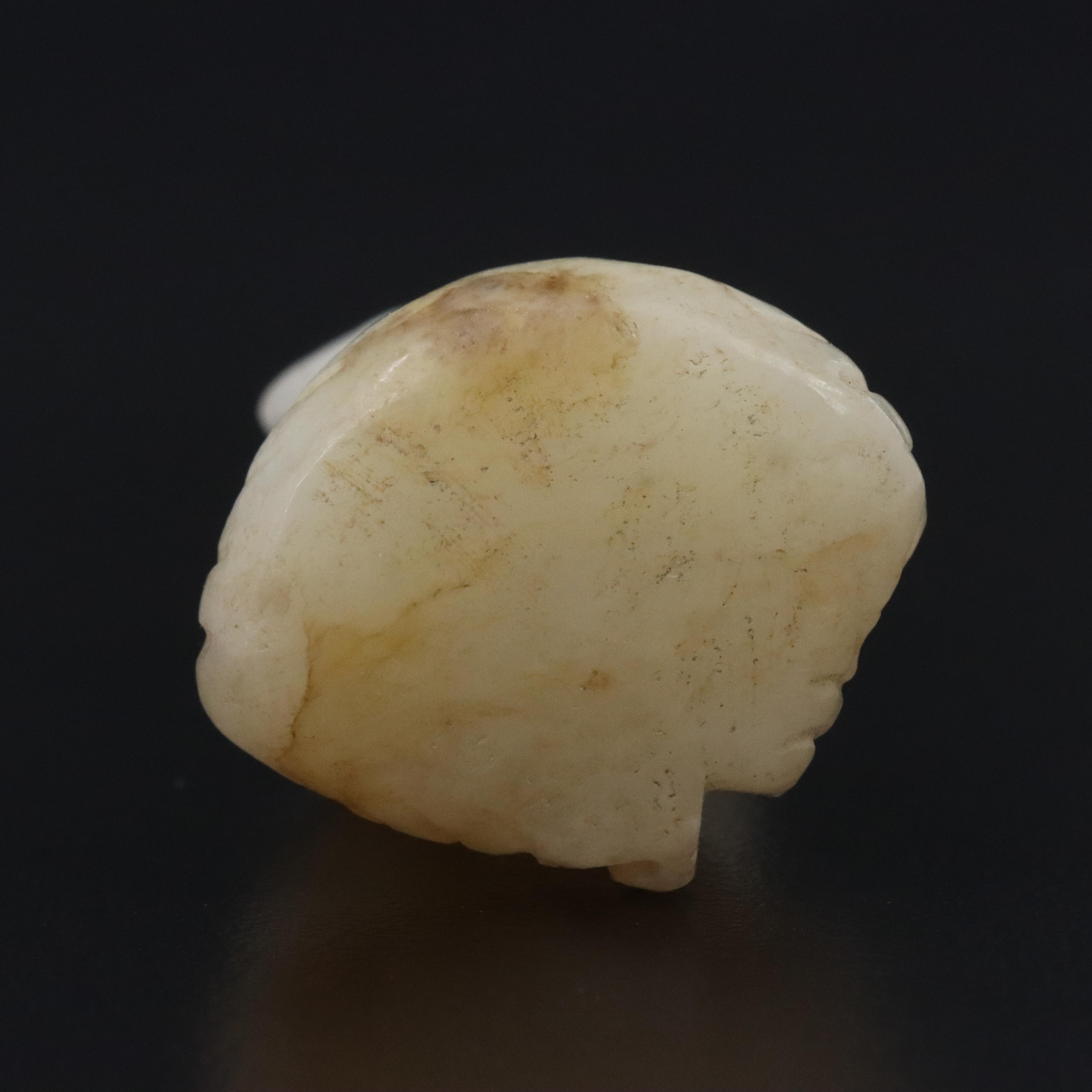 Loose Carved Nephrite Chinese Figurine