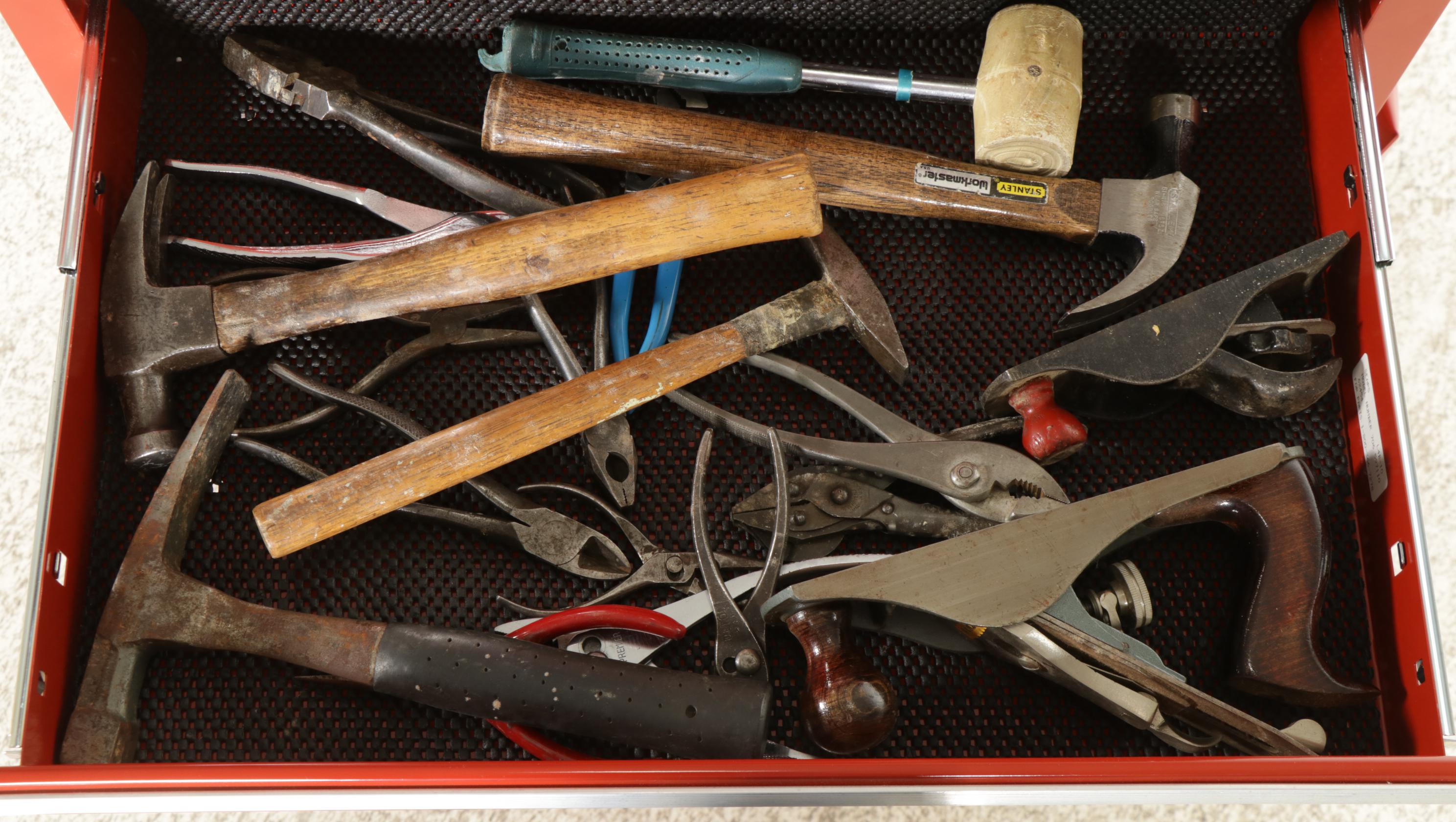 Three Tier Craftsman "Ball Bearing" Tool Chest with Tools