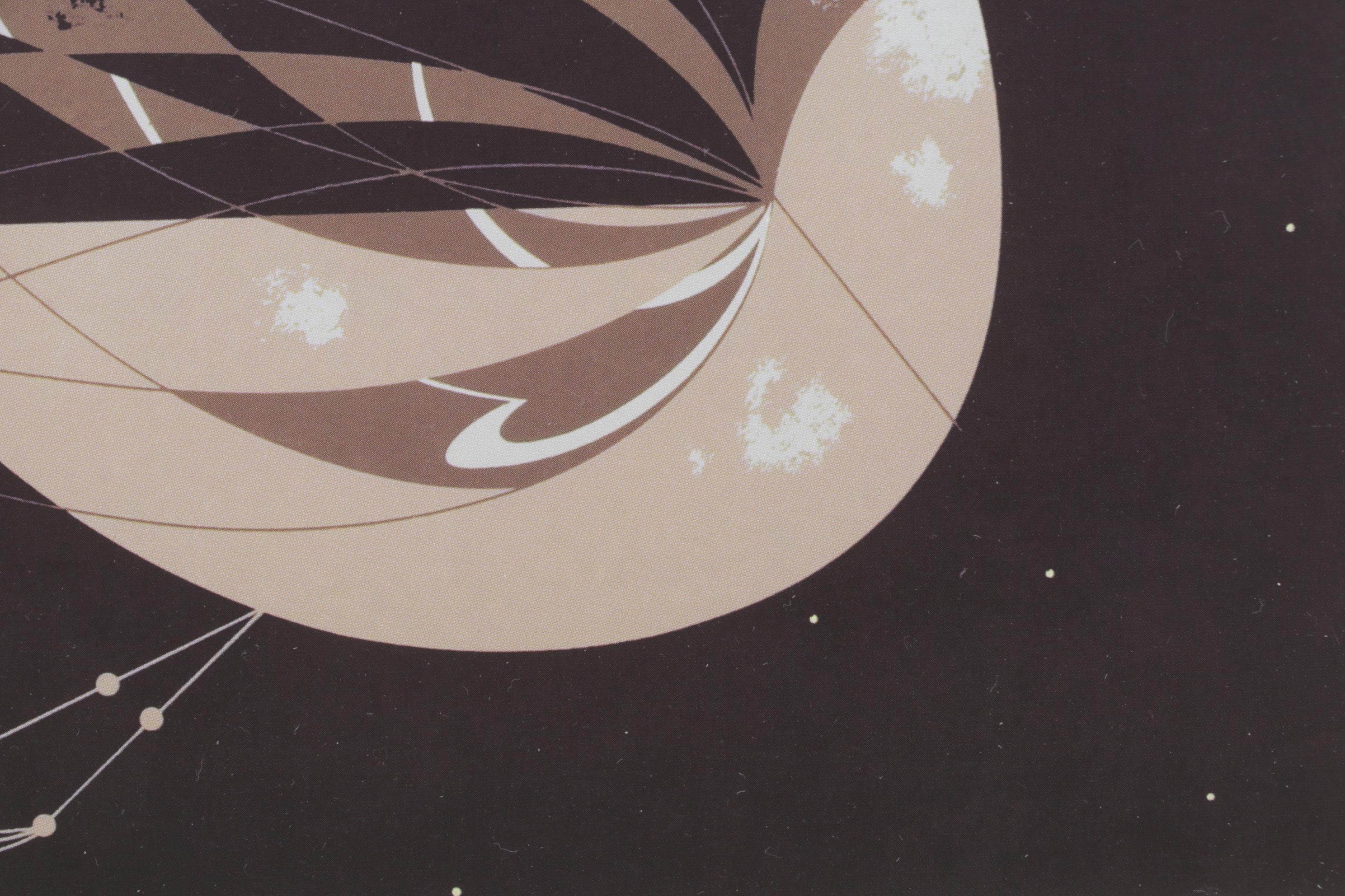 Charley Harper Offset Lithograph "Mockingbird", Mid-20th C.