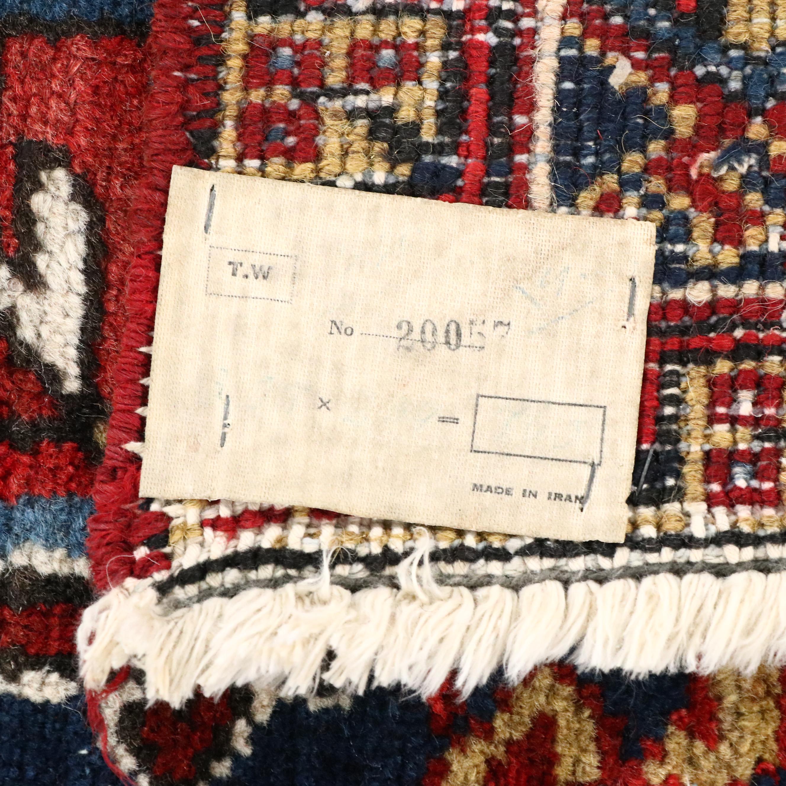 7'8 x 10'11 Hand-Knotted Persian Heriz Area Rug