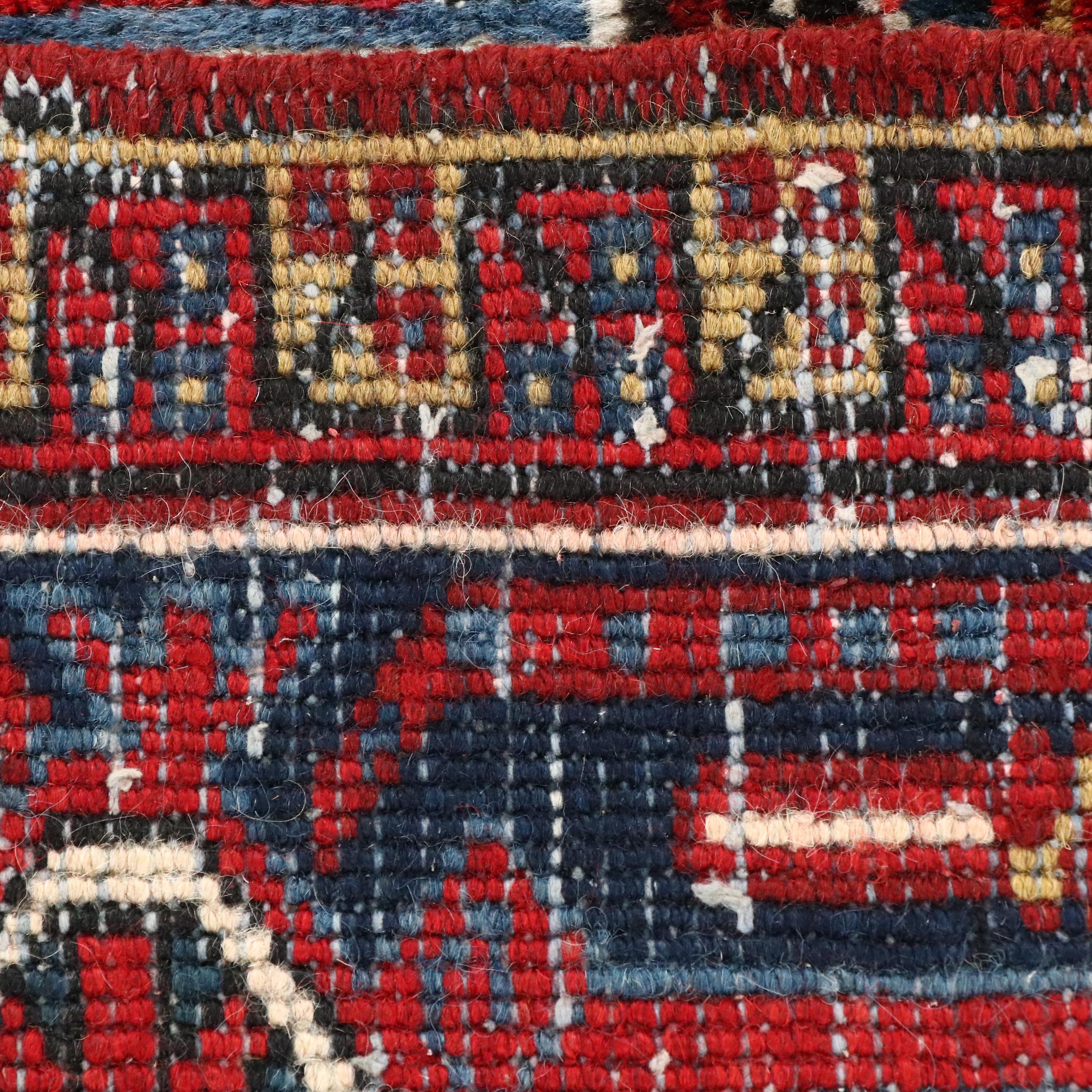 7'8 x 10'11 Hand-Knotted Persian Heriz Area Rug