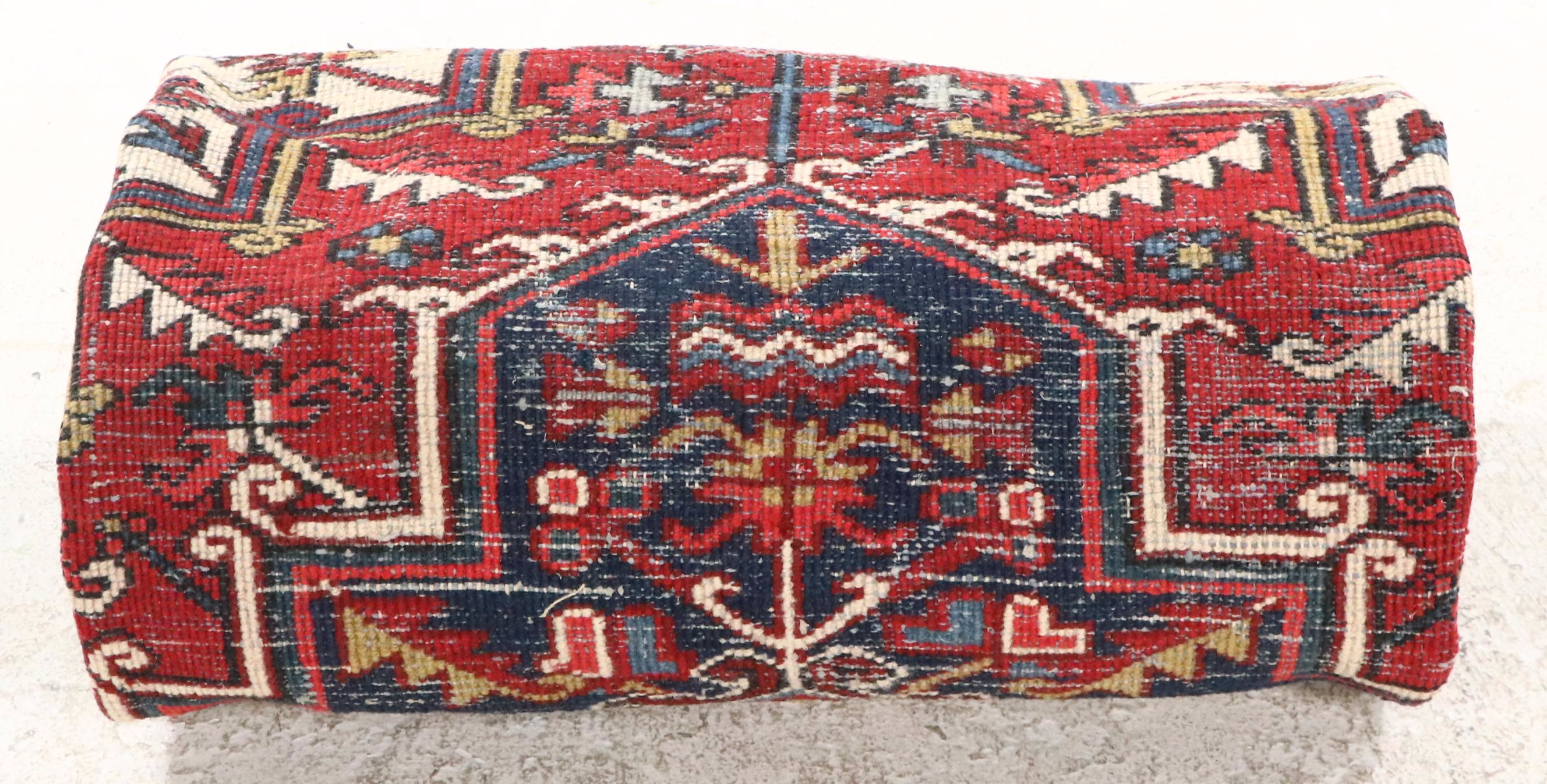 7'8 x 10'11 Hand-Knotted Persian Heriz Area Rug