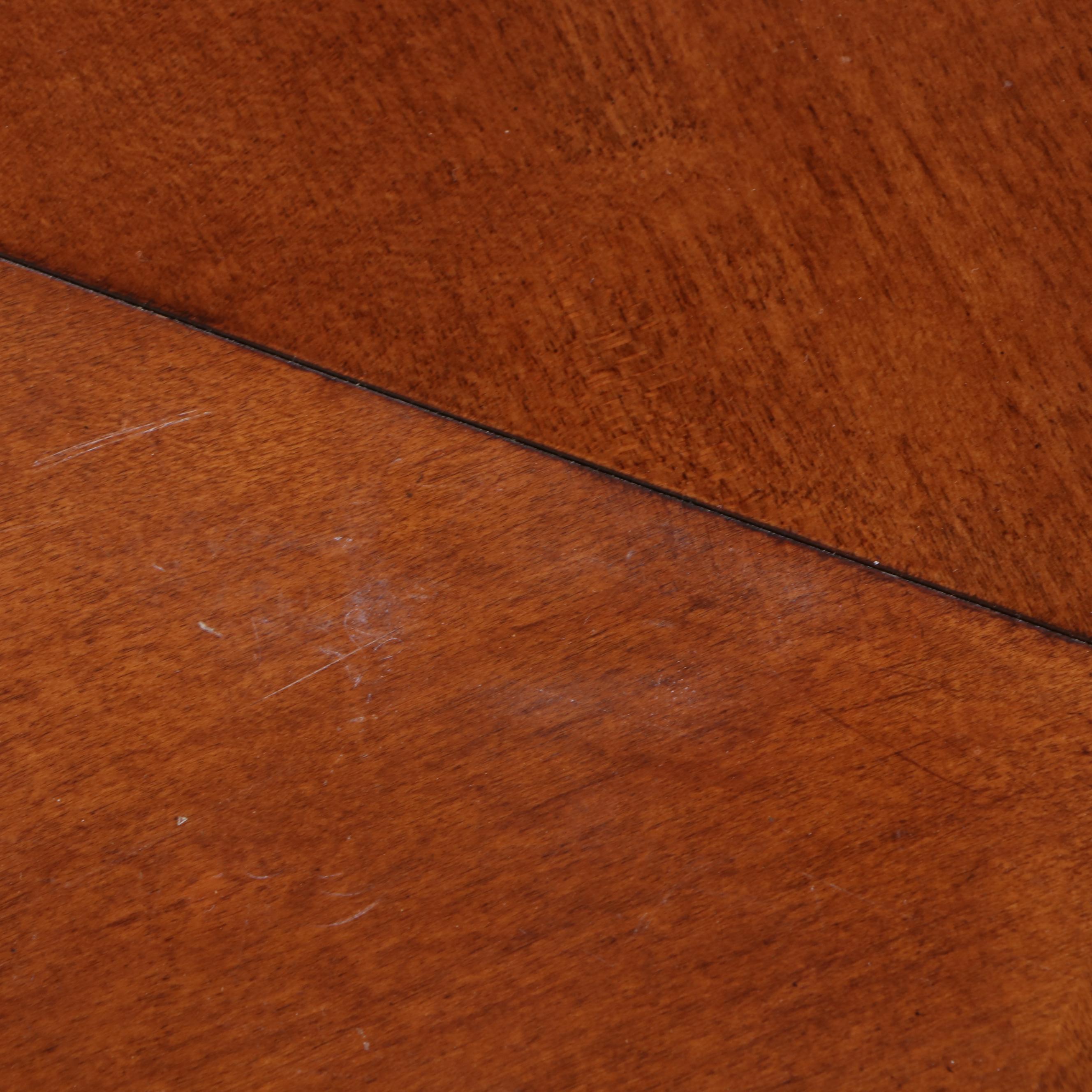 Markor International Contemporary Cherry Finish Dining Table and Four Chairs