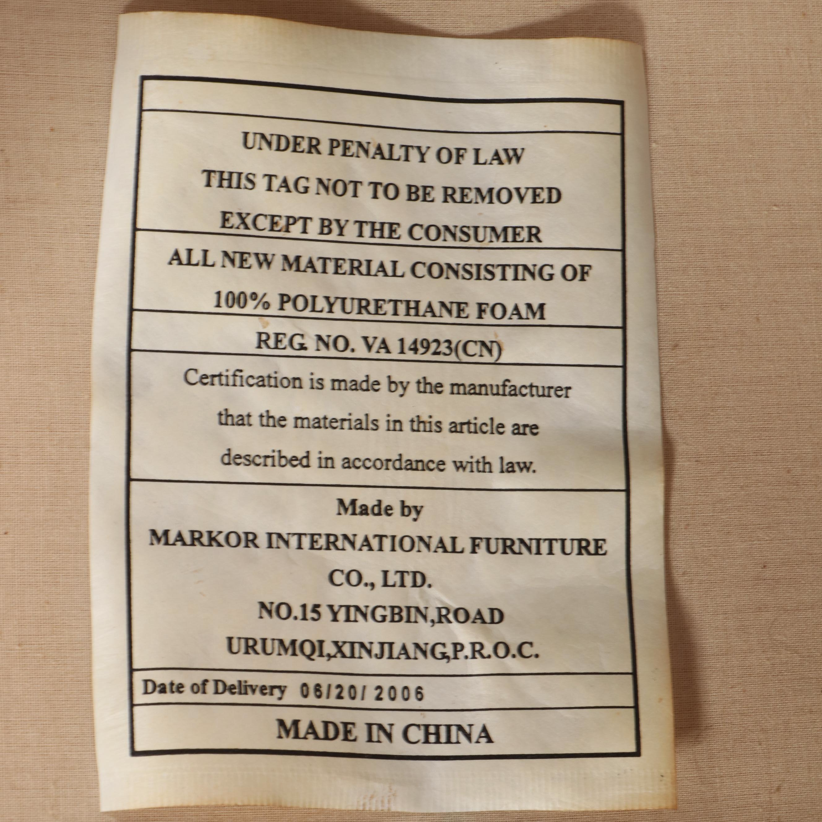 Markor International Contemporary Cherry Finish Dining Table and Four Chairs