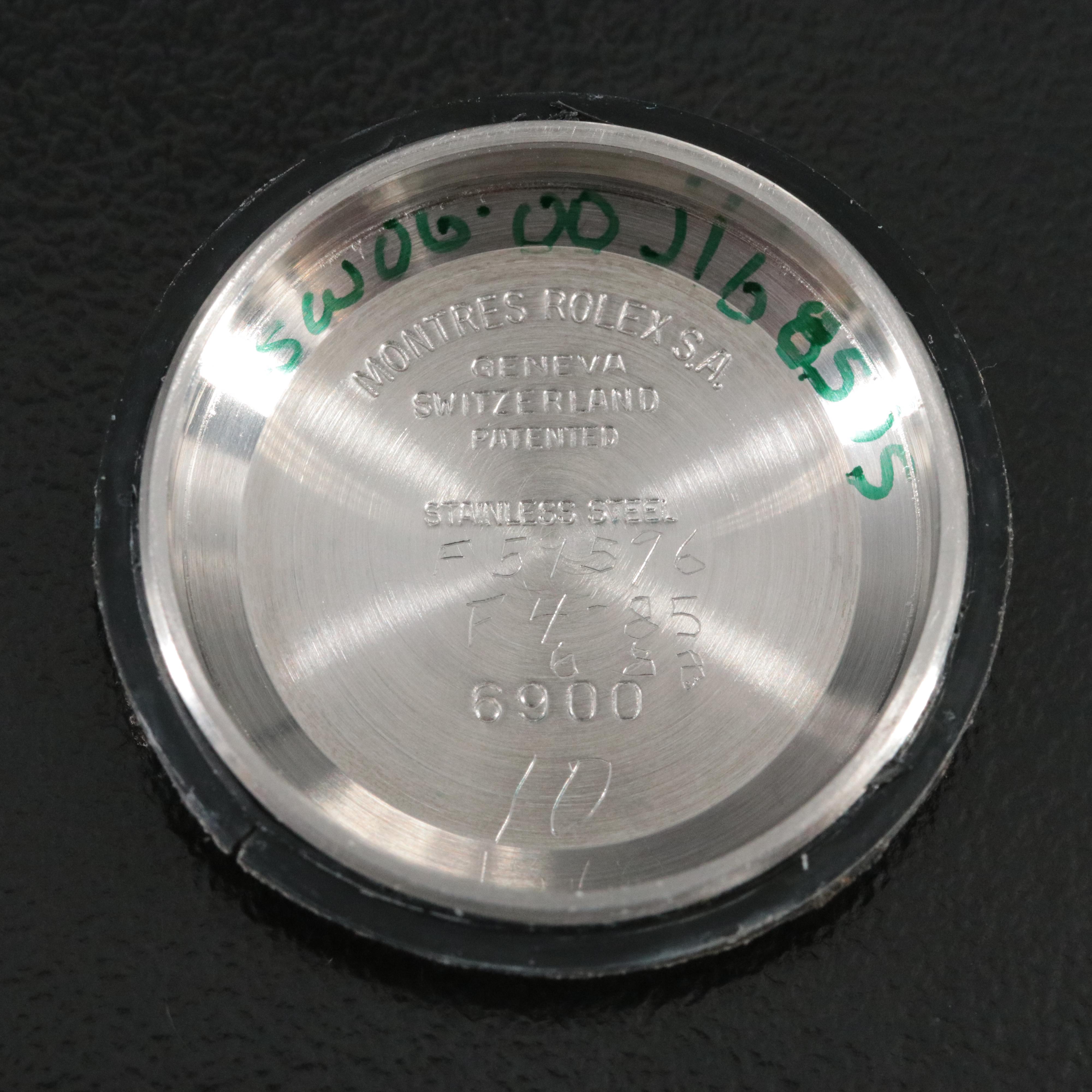 1979 Rolex 14K and Stainless Steel Custom Date Watch